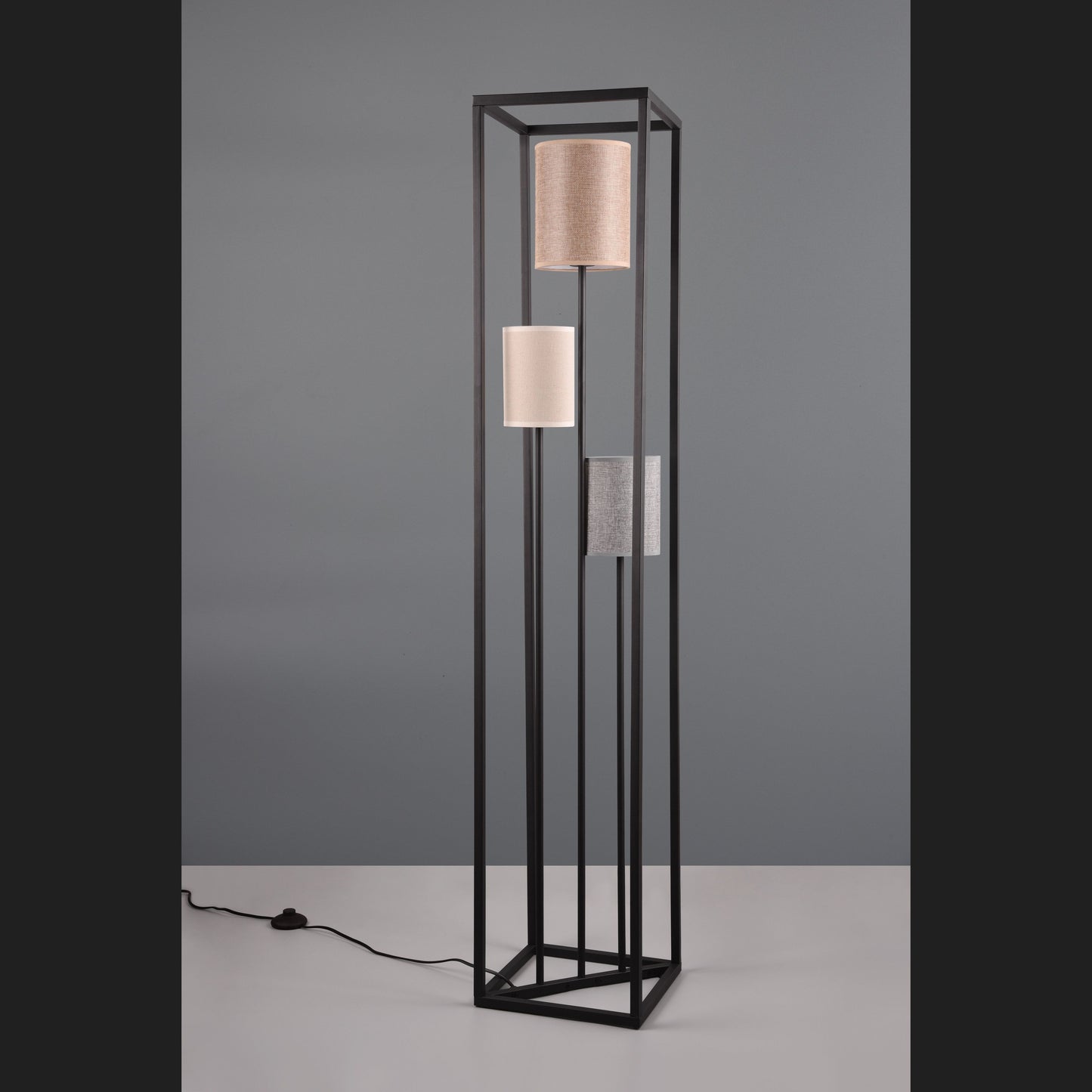 Ross - Floor lamp - Brown - Trio