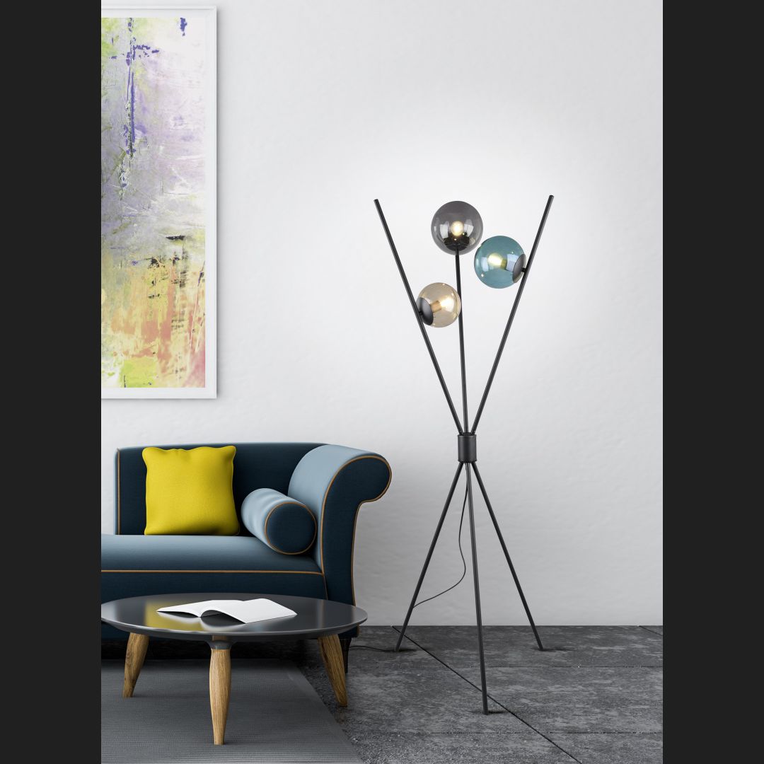 Lance - Floor lamp - Smoke - Trio