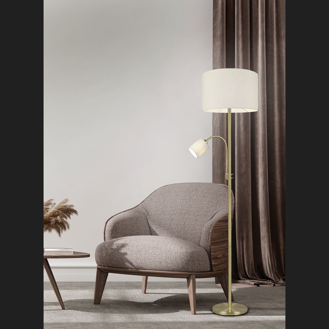 Hotel - Floor lamp - Cream - Trio