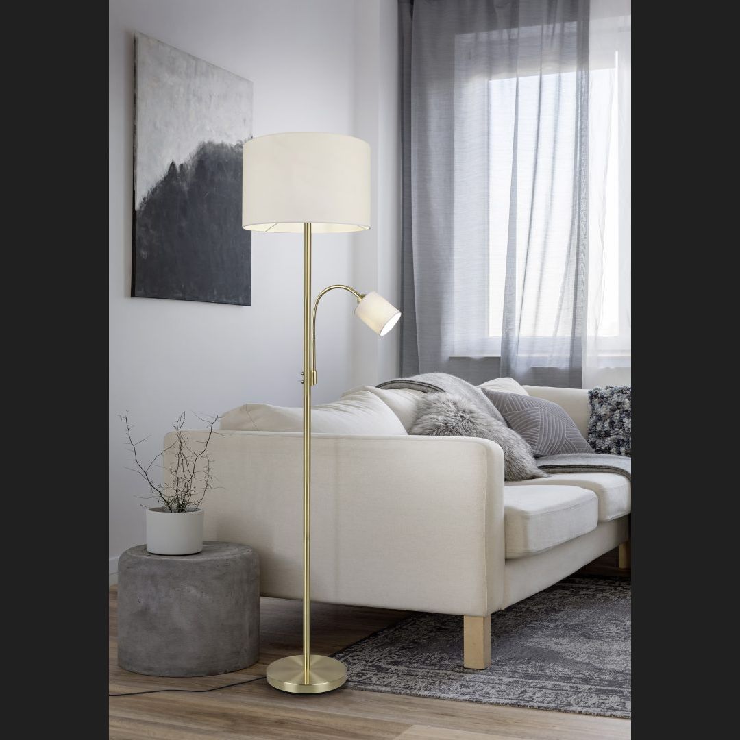 Hotel - Floor lamp - Cream - Trio