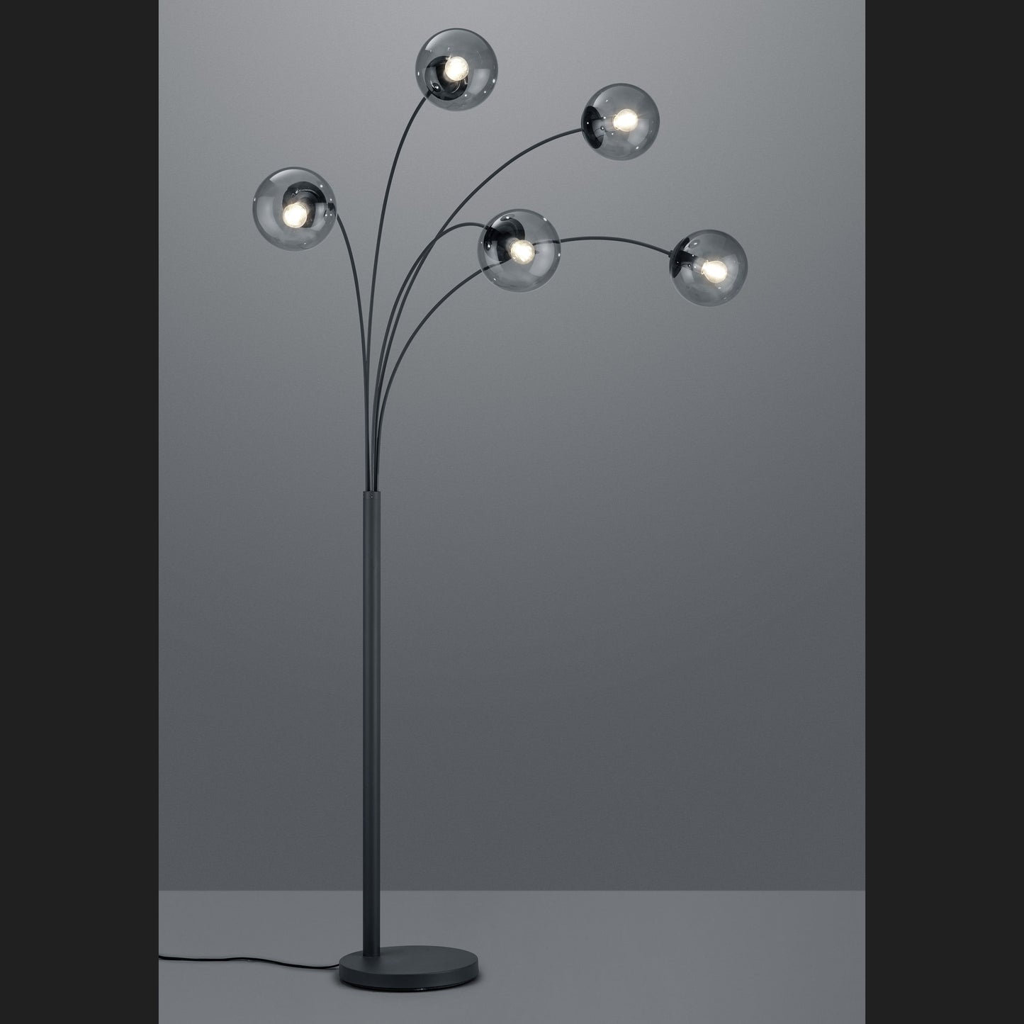 Balini - Floor lamp - Smoke - Trio