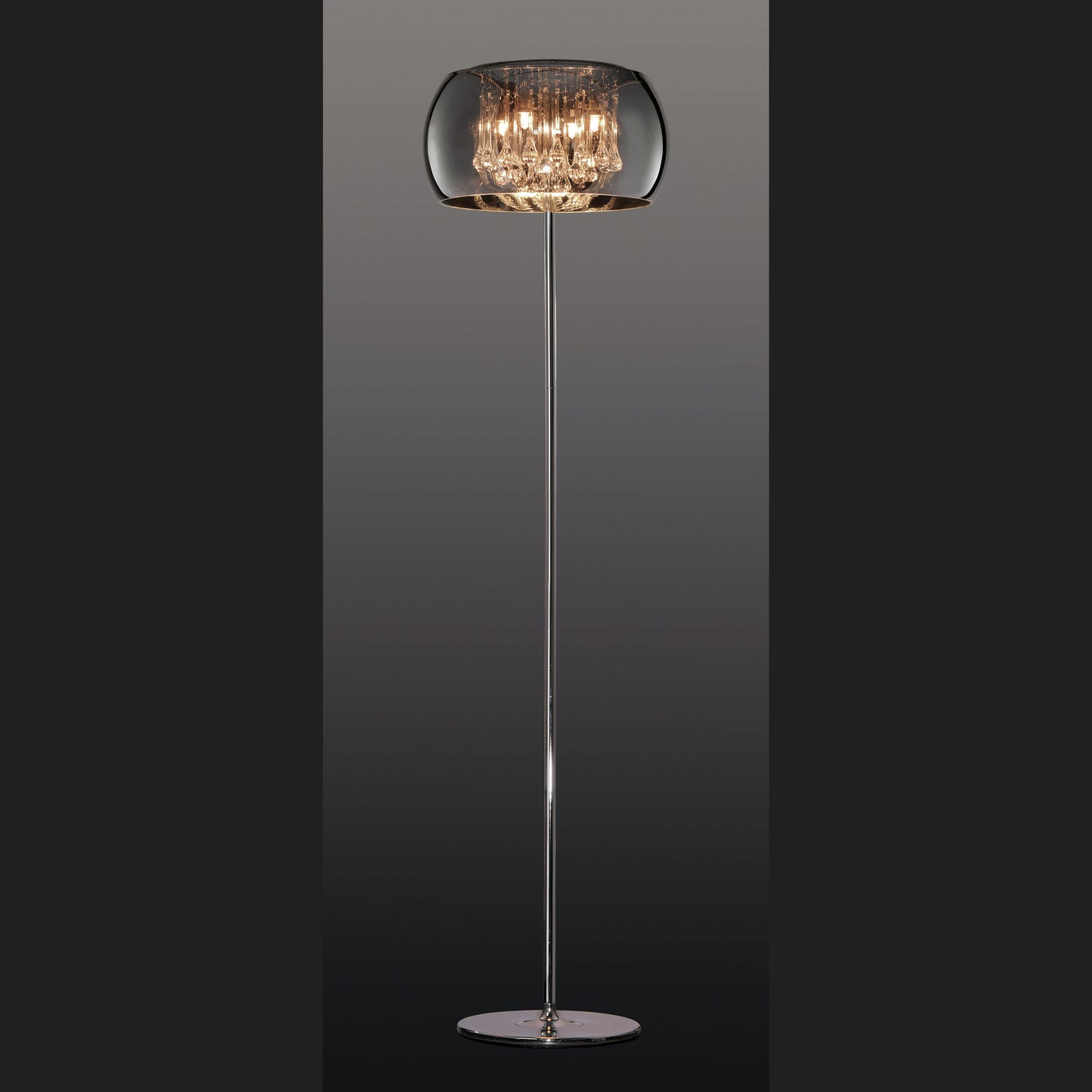 Vapore - Floor lamp - Chrome - Trio
