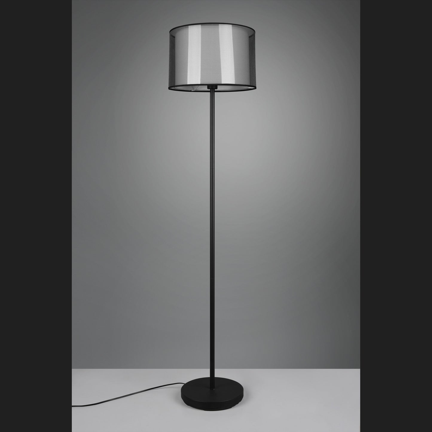 Burton - Floor lamp - White - Trio