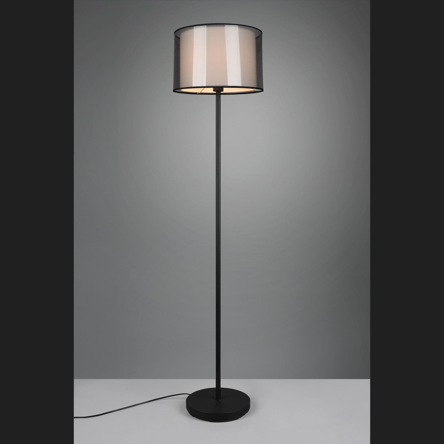 Burton - Floor lamp - White - Trio