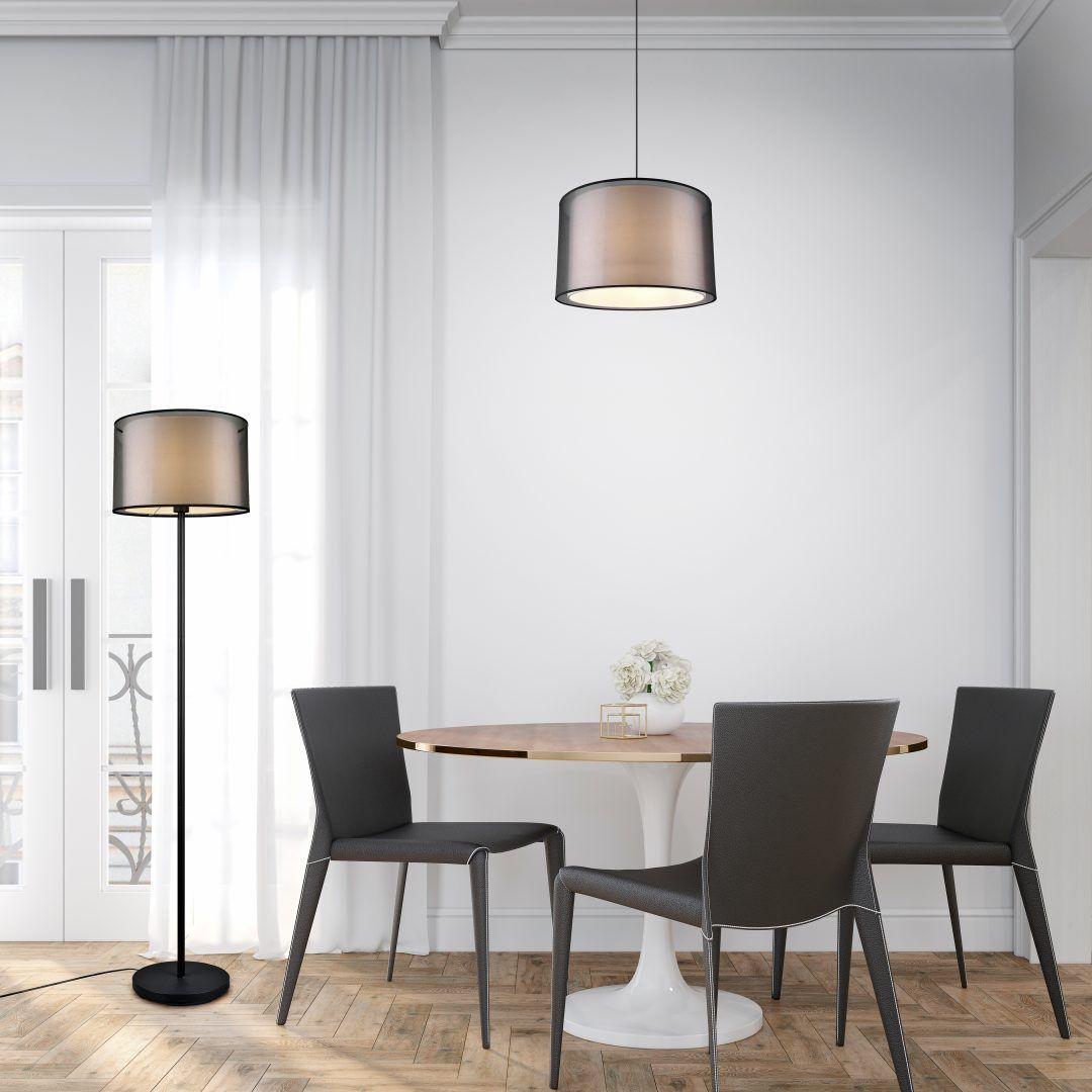 Burton - Floor lamp - White - Trio