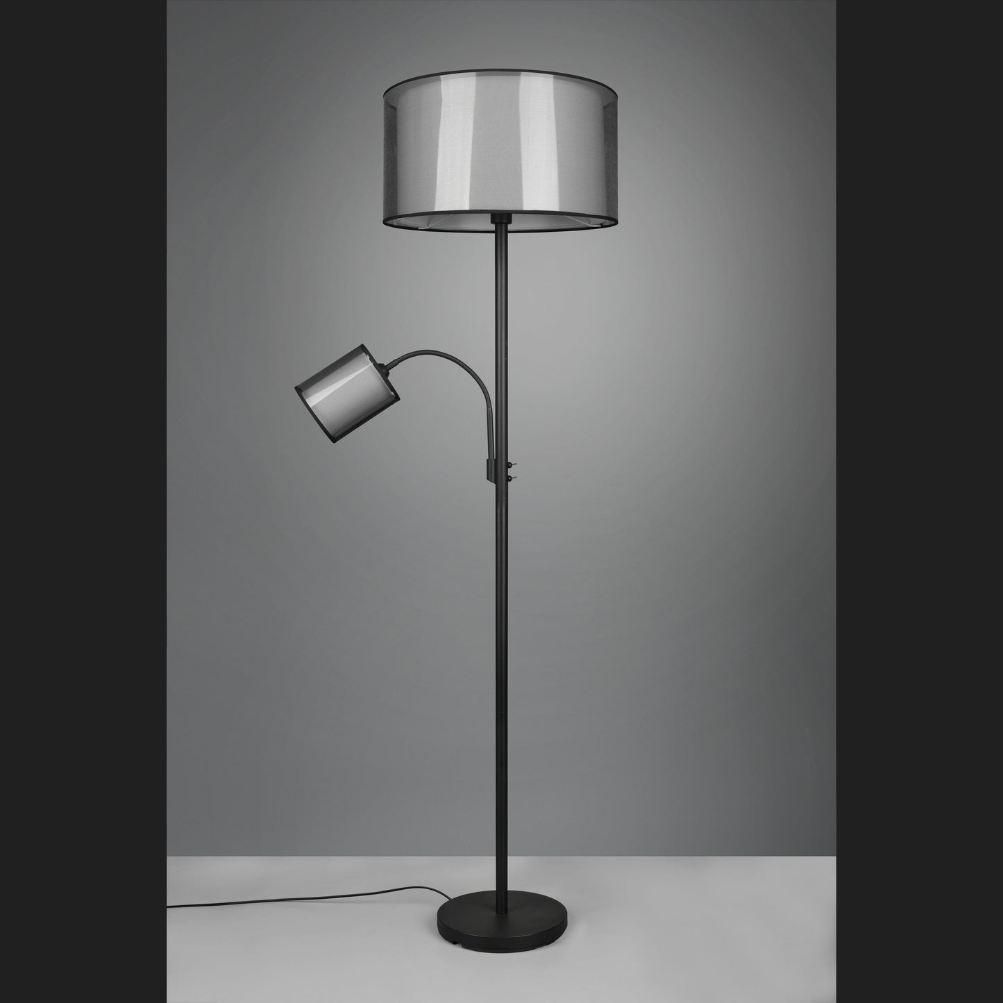 Burton - Floor lamp - White - Trio