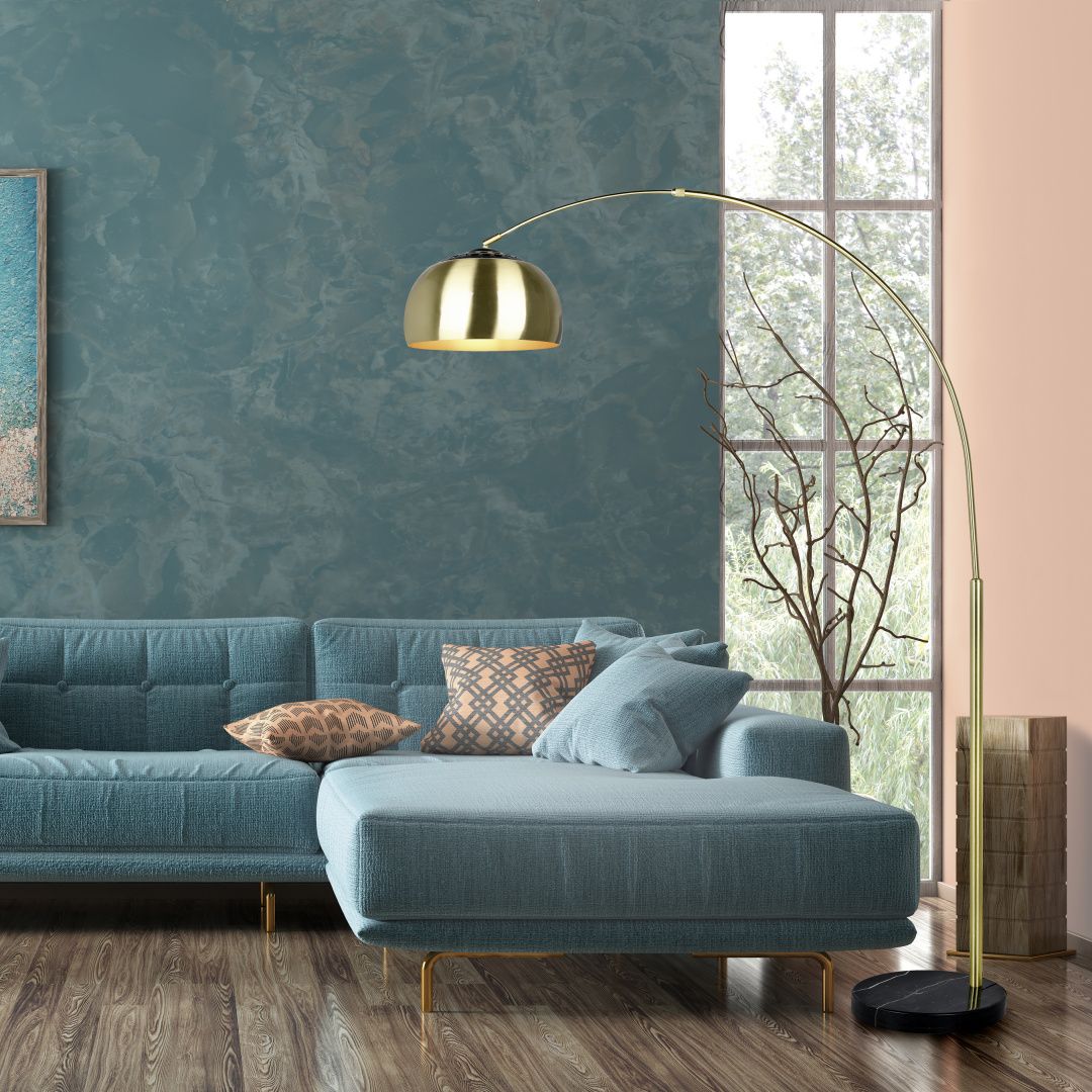 Argentina - Floor lamp - Brass Matt - Trio
