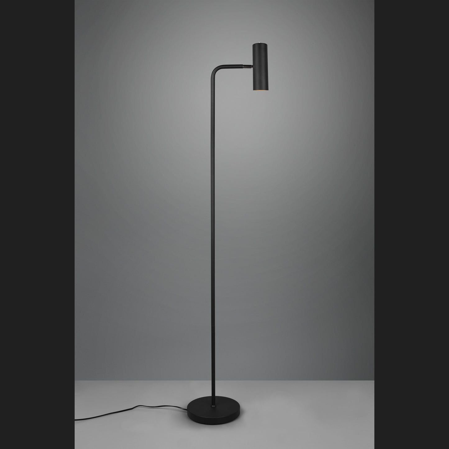 Marley - Floor lamp - Black Matt - Trio