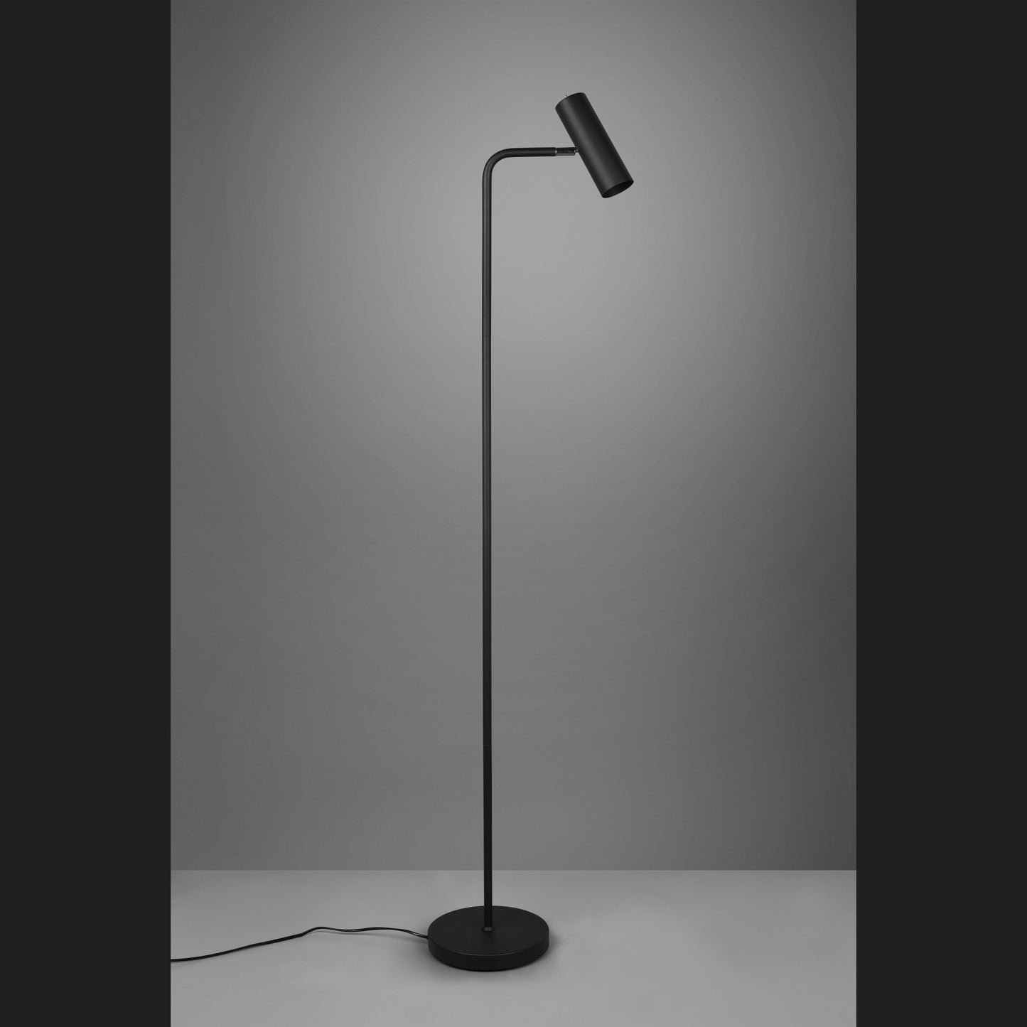 Marley - Floor lamp - Black Matt - Trio