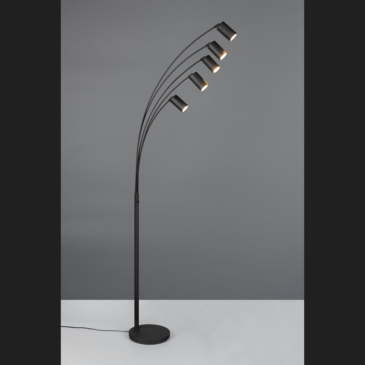 Marley - Floor Lamp - Black Matt - Trio - 412400532