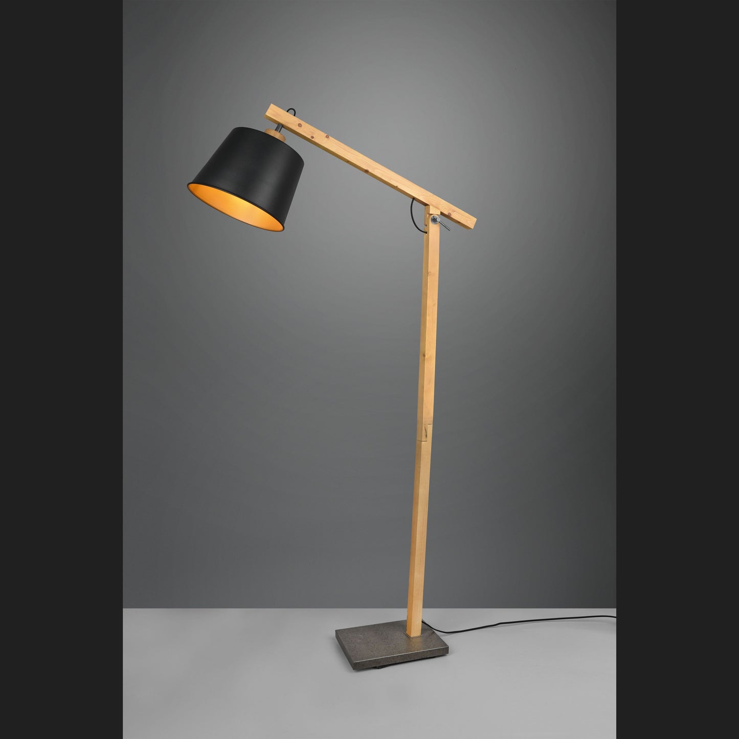 Harris - Floor lamp - Black Matt - Trio