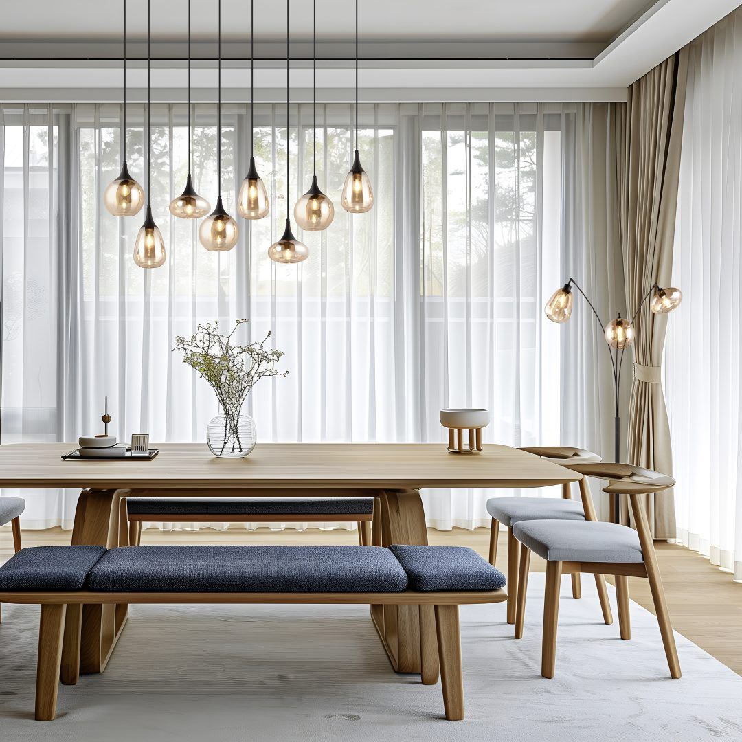 Lumina - Floor lamp - Amber - Trio