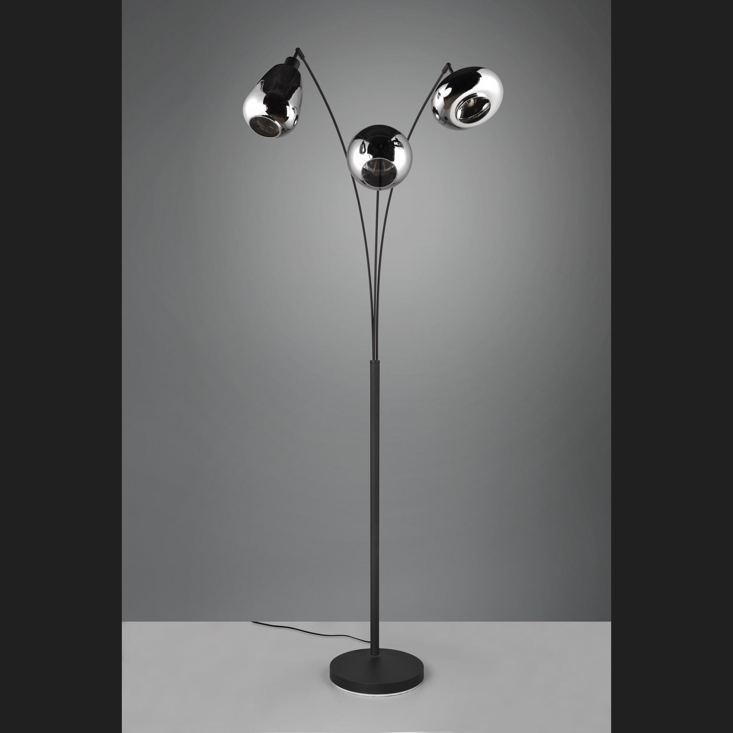 Lumina - Floor lamp - Chrome Plated - Trio