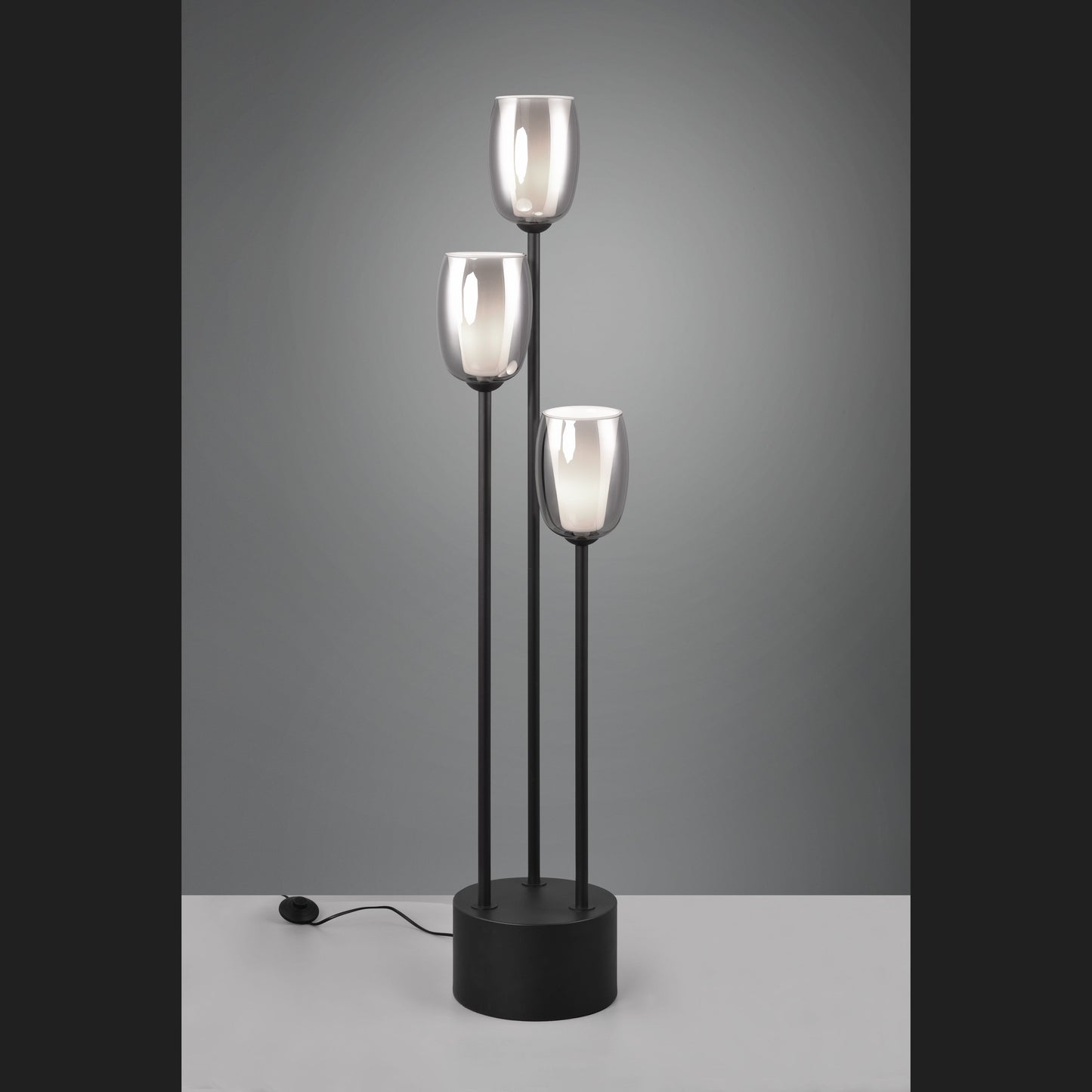 Barret - Floor lamp - White - TRIO Select