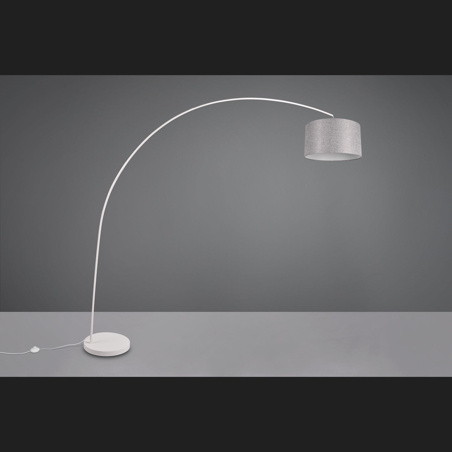 Mansur - Floor lamp - Grey - Trio