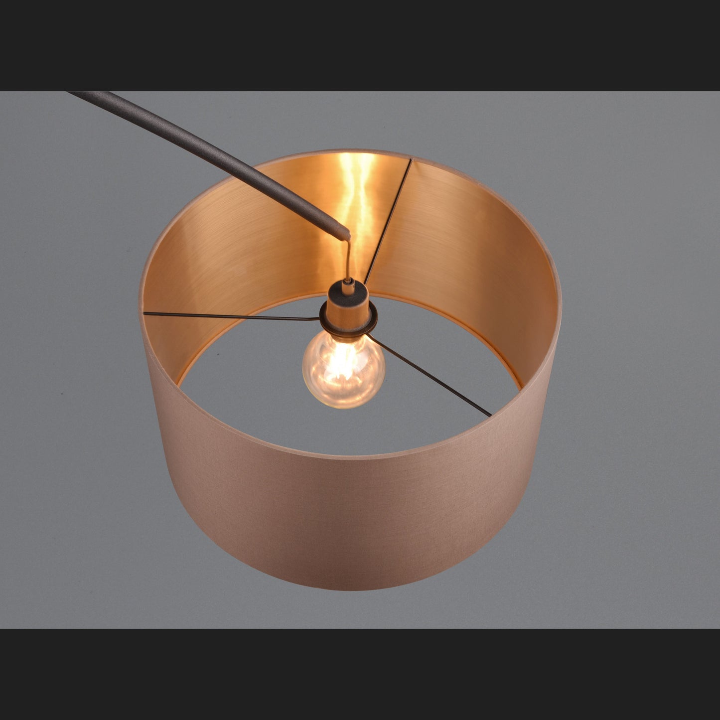 Mansur - Floor lamp - Taupe - Trio