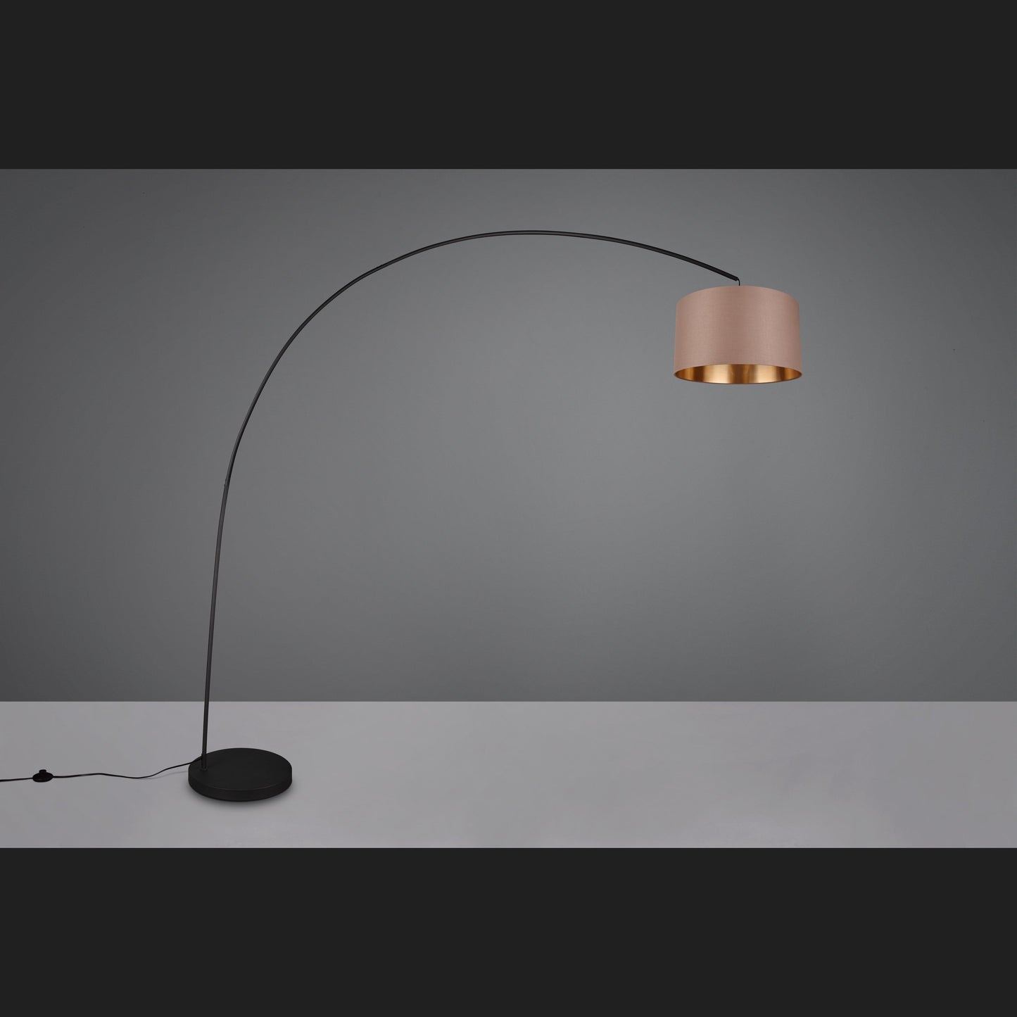 Mansur - Floor lamp - Taupe - Trio