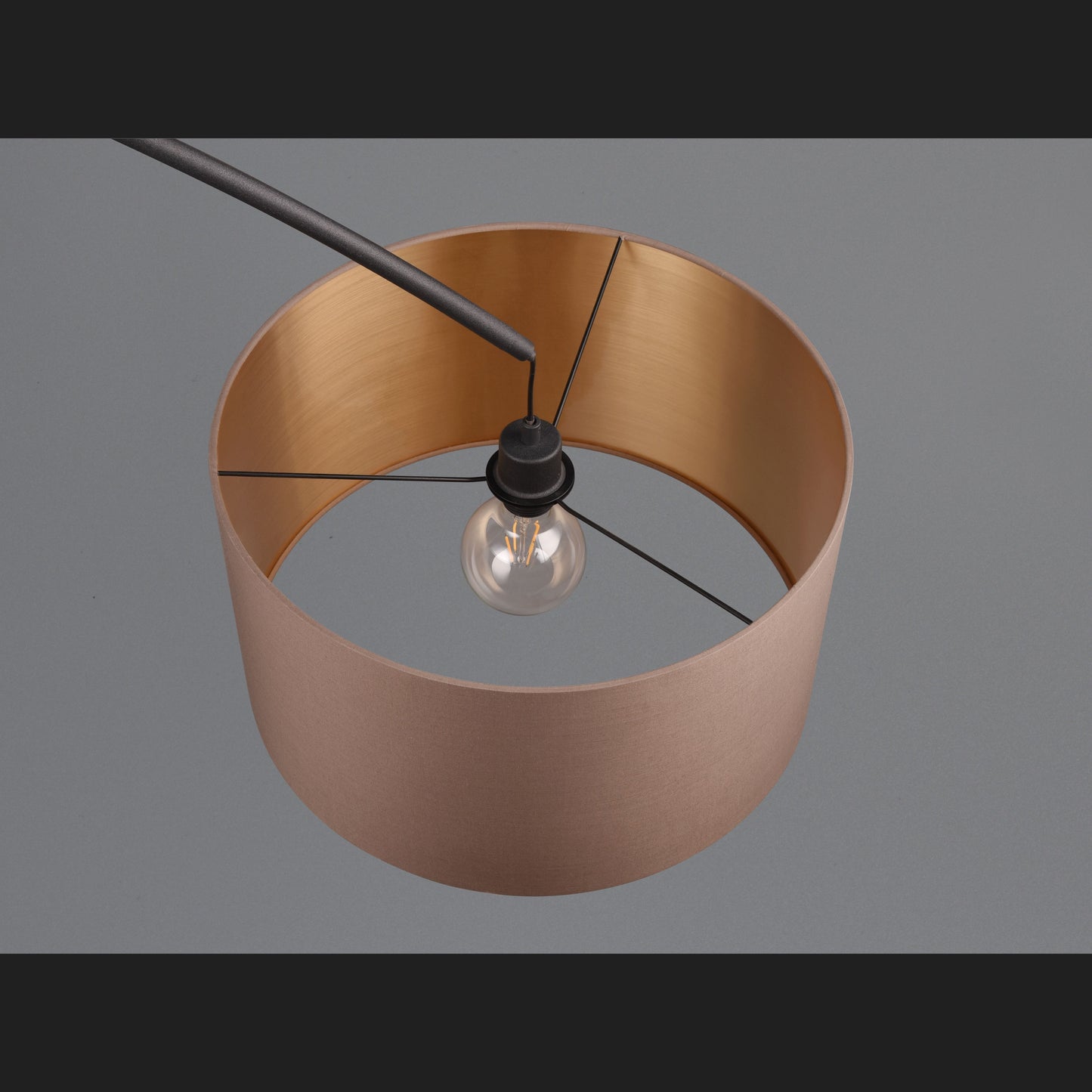 Mansur - Floor lamp - Taupe - Trio