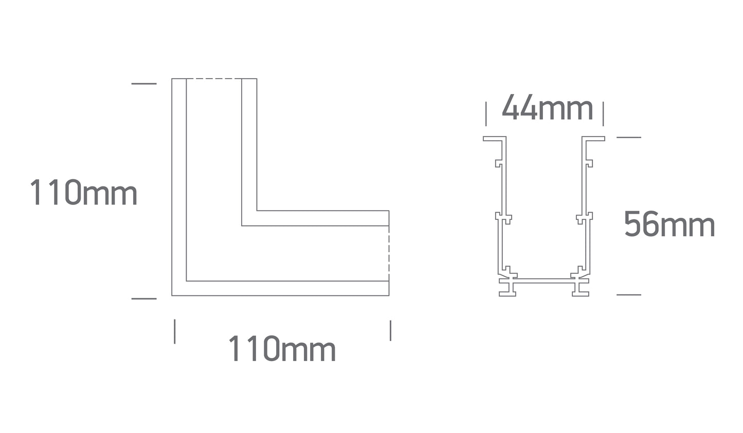 Magnetic Recessed Profiles MIDI