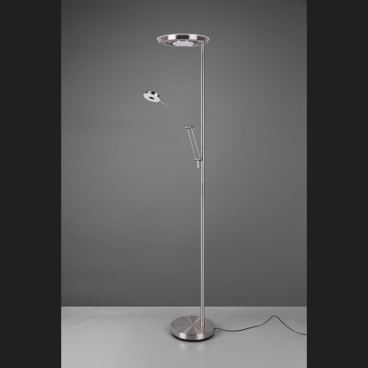 Barrie - Floor lamp - Nickel Matt - Trio