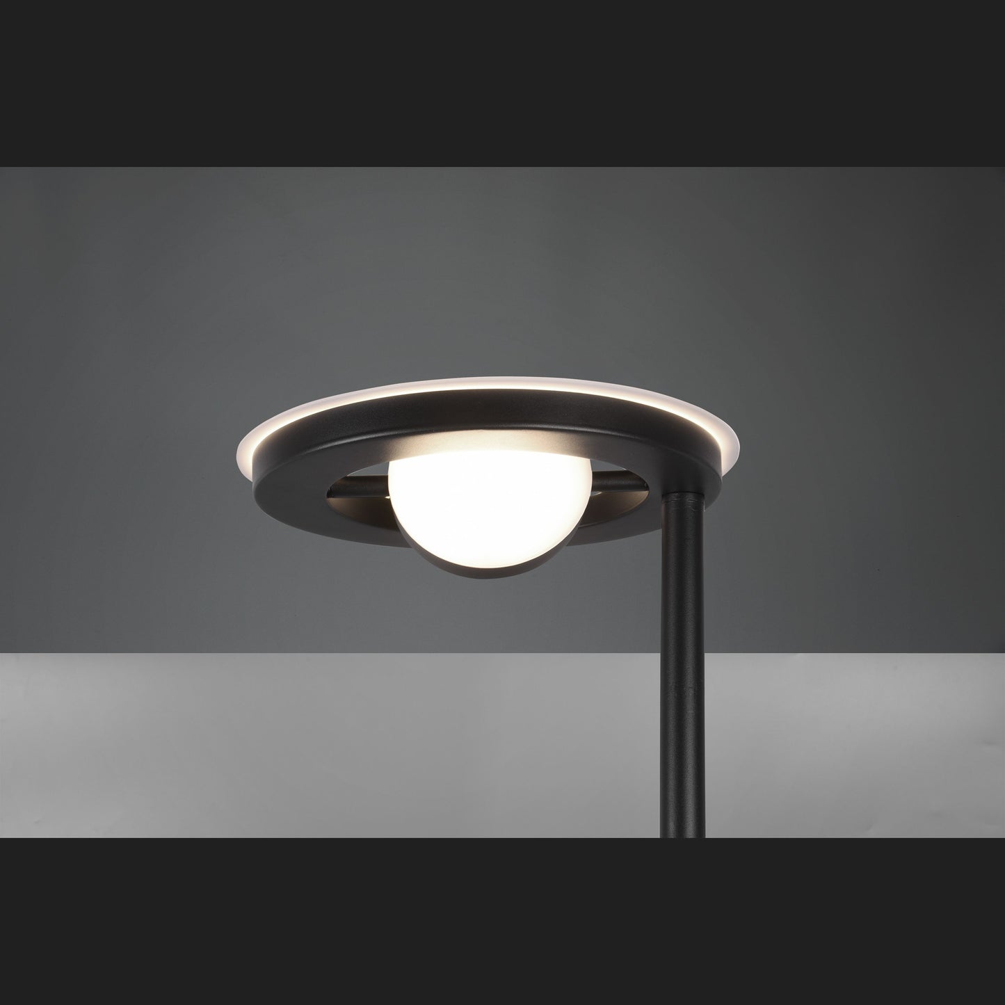 Barrie - Floor lamp - Black Matt - Trio