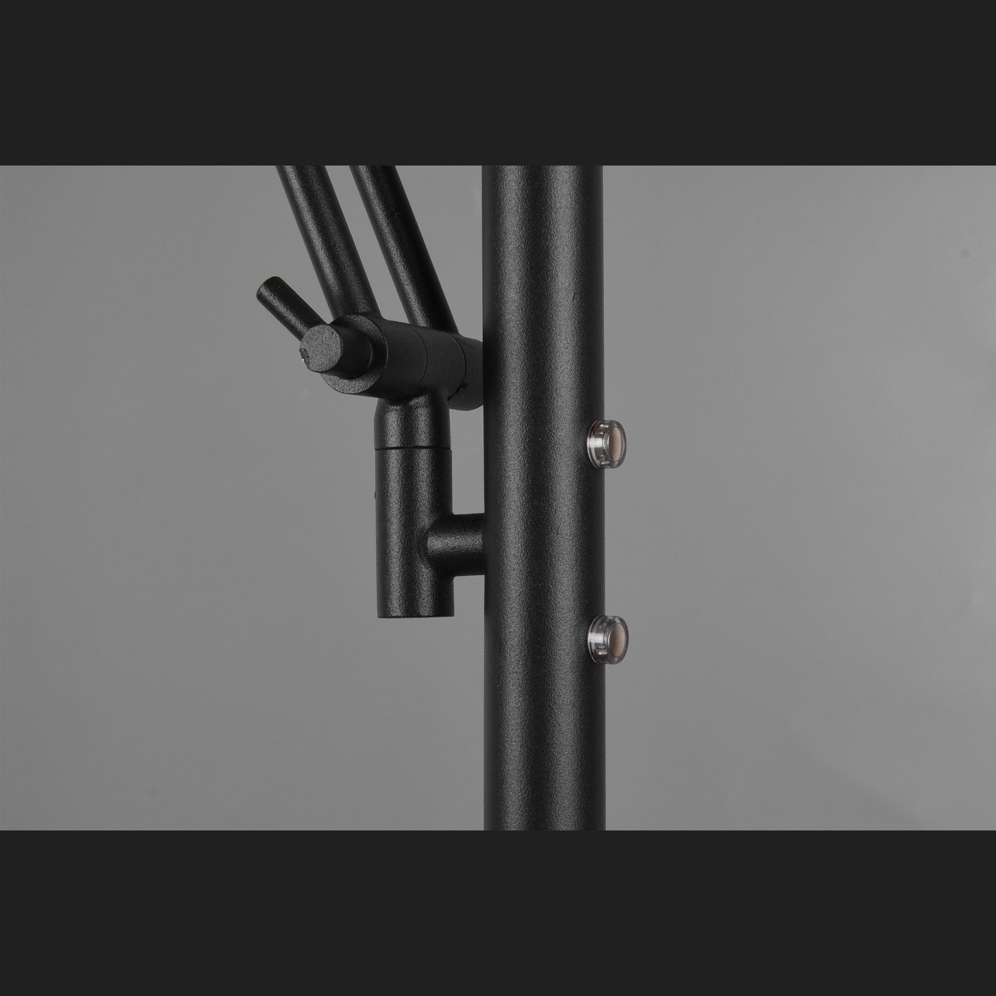Barrie - Floor lamp - Black Matt - Trio