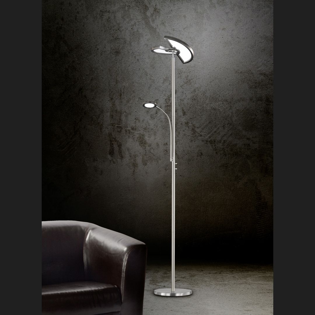 Split - Floor lamp - Nickel Matt - Trio