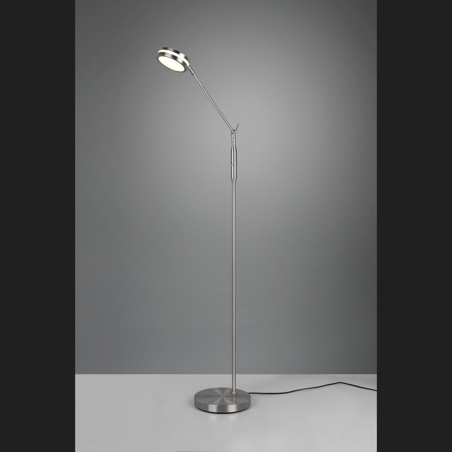 Franklin - Floor lamp - Nickel Matt - Trio