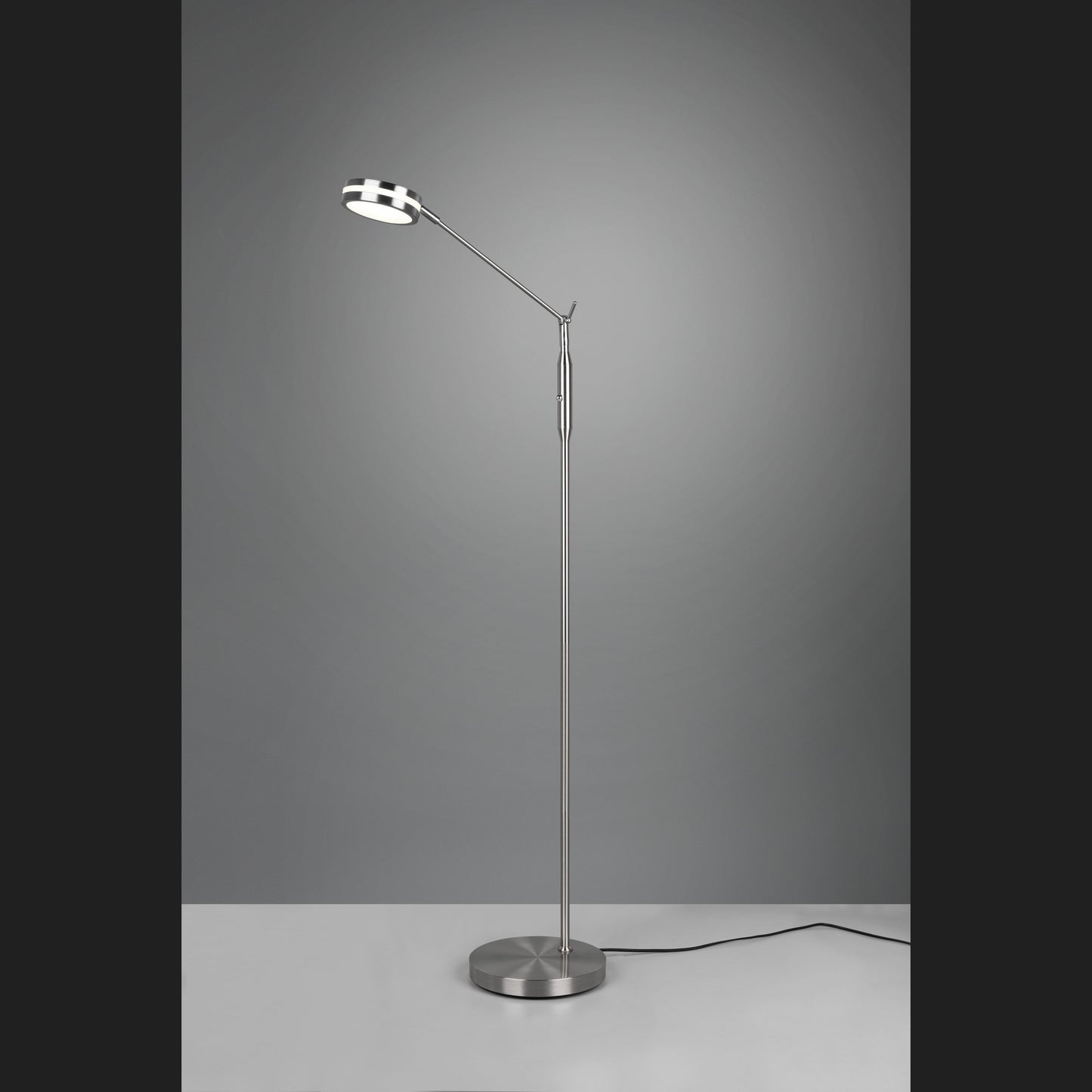 Franklin - Floor lamp - Nickel Matt - Trio