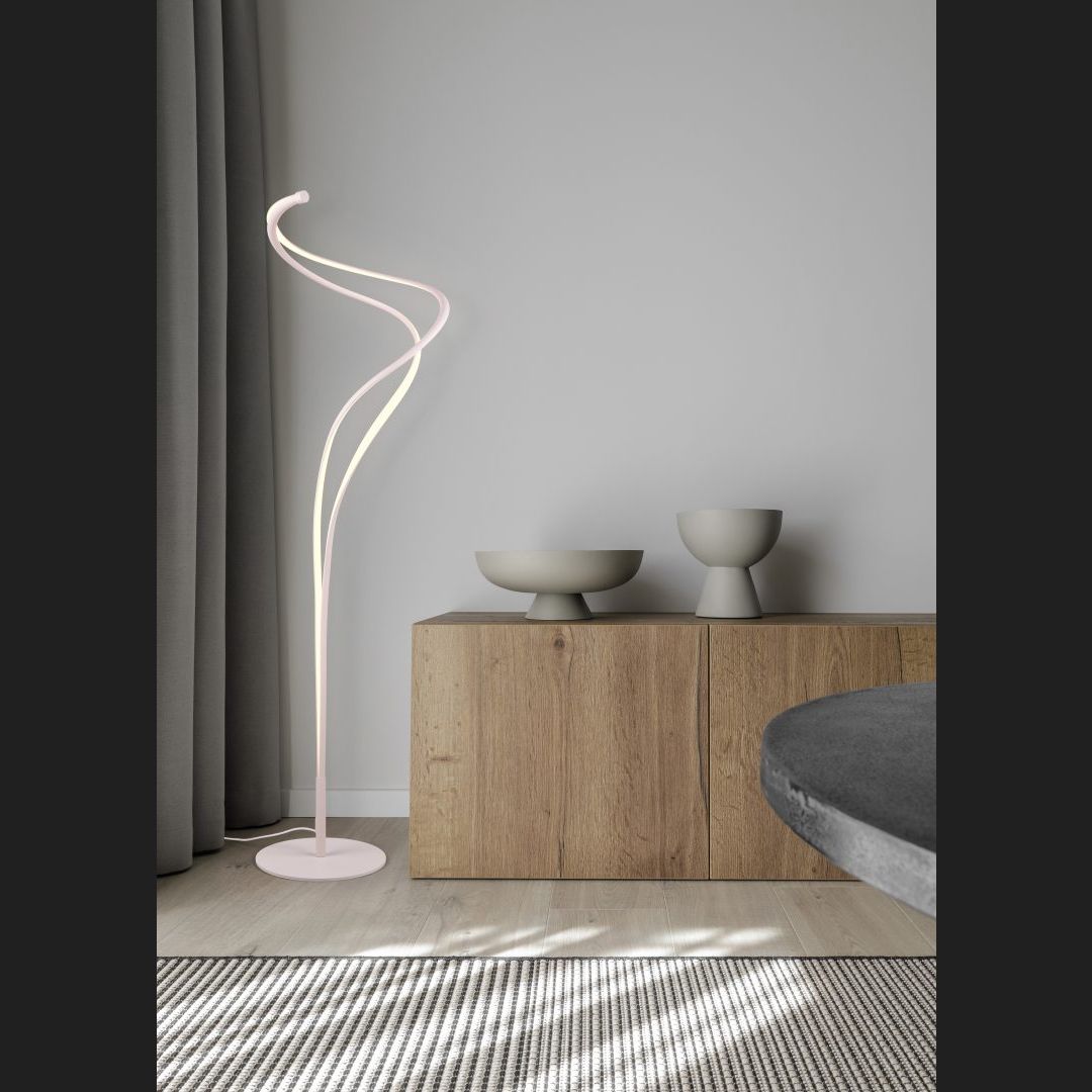 Nala - Floor lamp - White Matt - TRIO Select