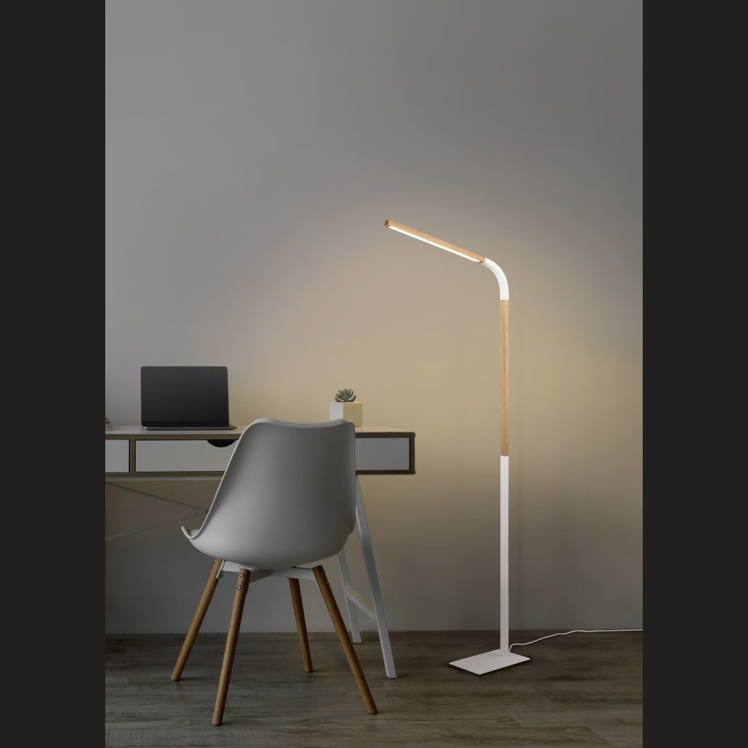 Norris - Floor lamp - White Matt - Trio
