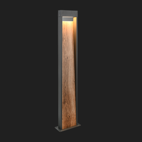 Salmon - Pole - Wood Effect - Trio - 446960135