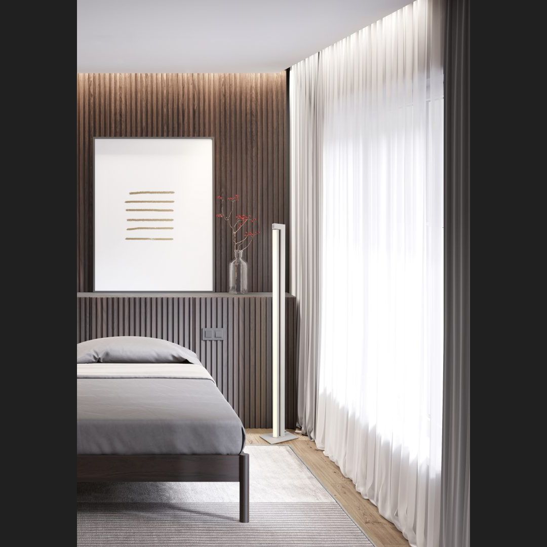 Seeker - Floor Lamp - Grey - Trio - 448810176