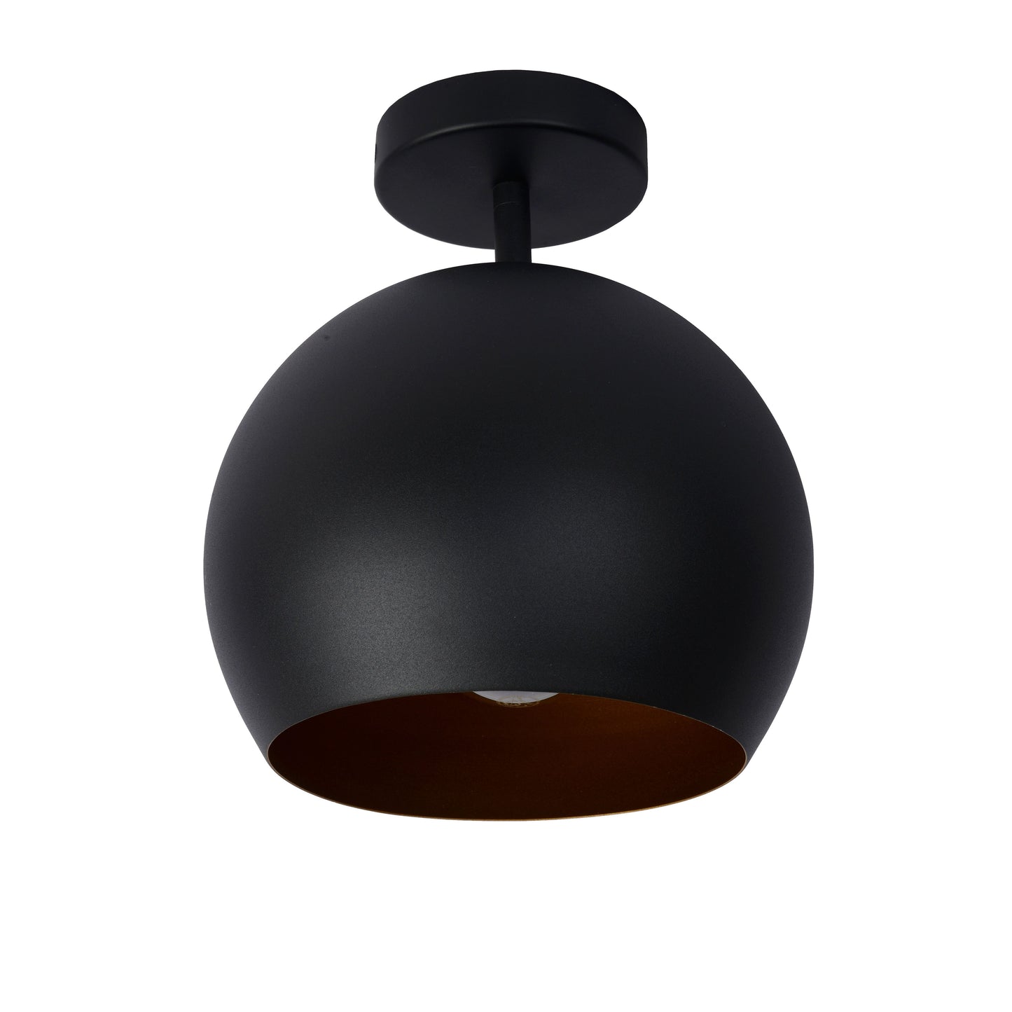 Lucide BINK - Flush ceiling light - Ø 24,5 cm - 1xE27 - Black