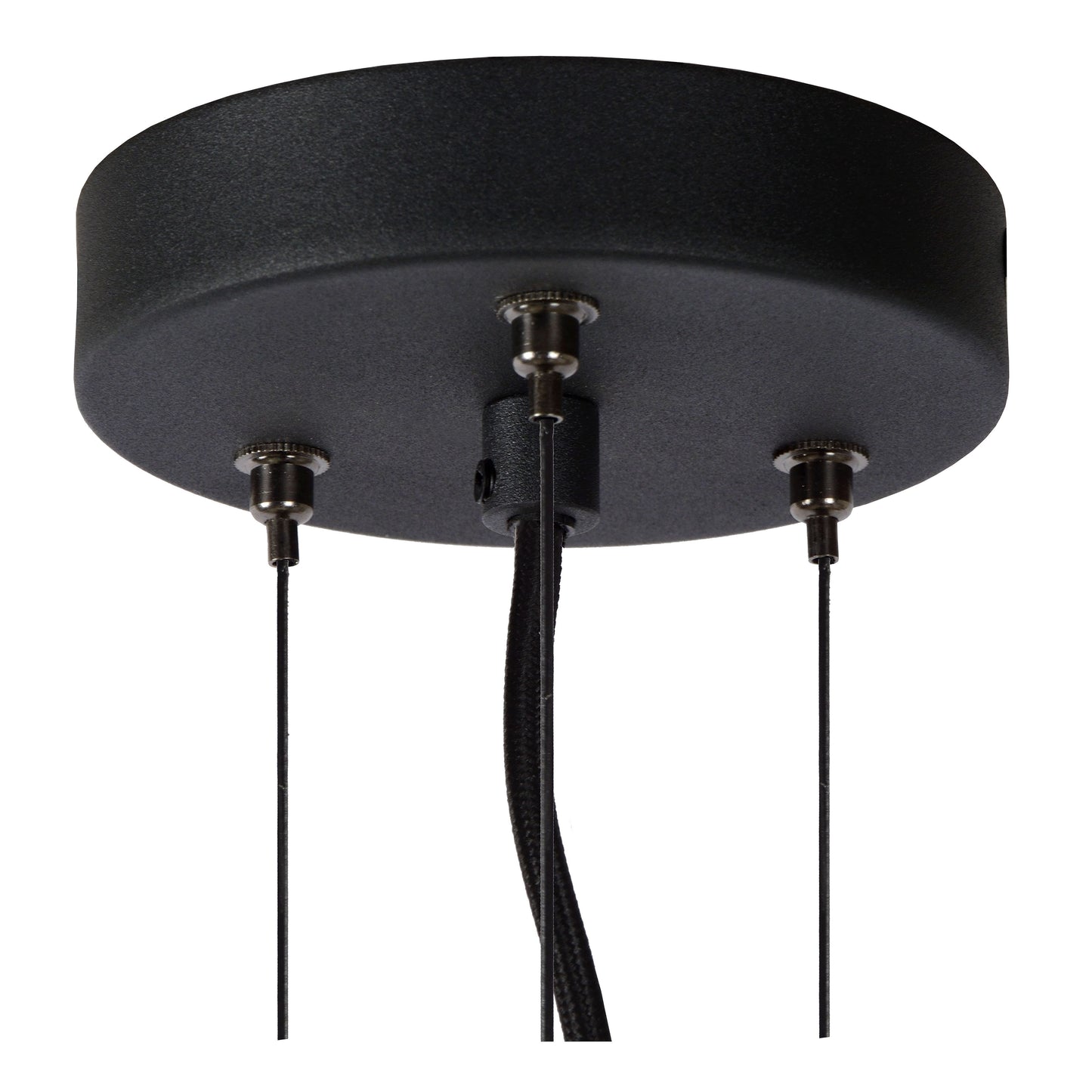 Lucide OLIVIA - Pendant light - Ø 40 cm - 3xE27 - Smoke Grey