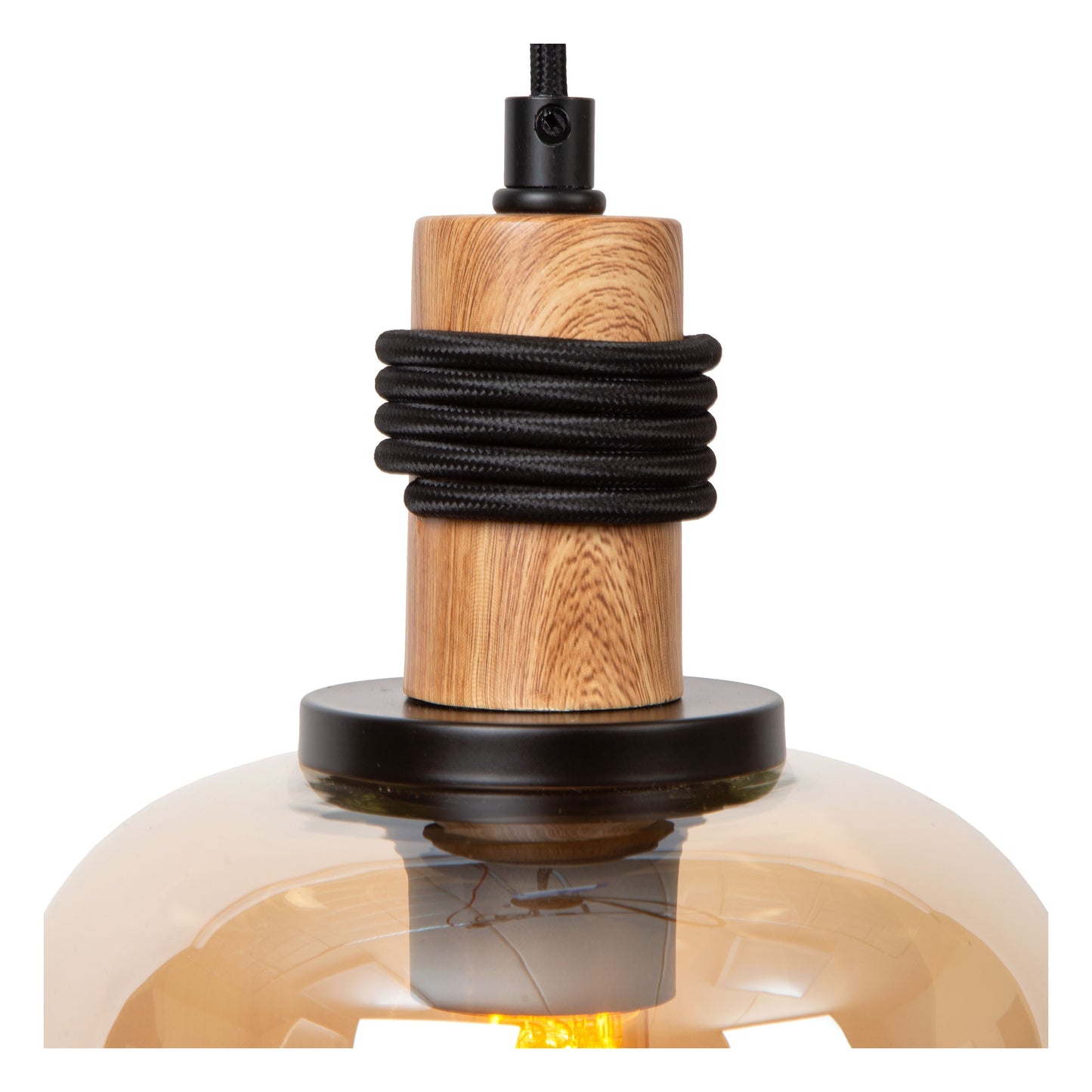 Lucide ILONA - Pendant light - 3xE27 - Amber