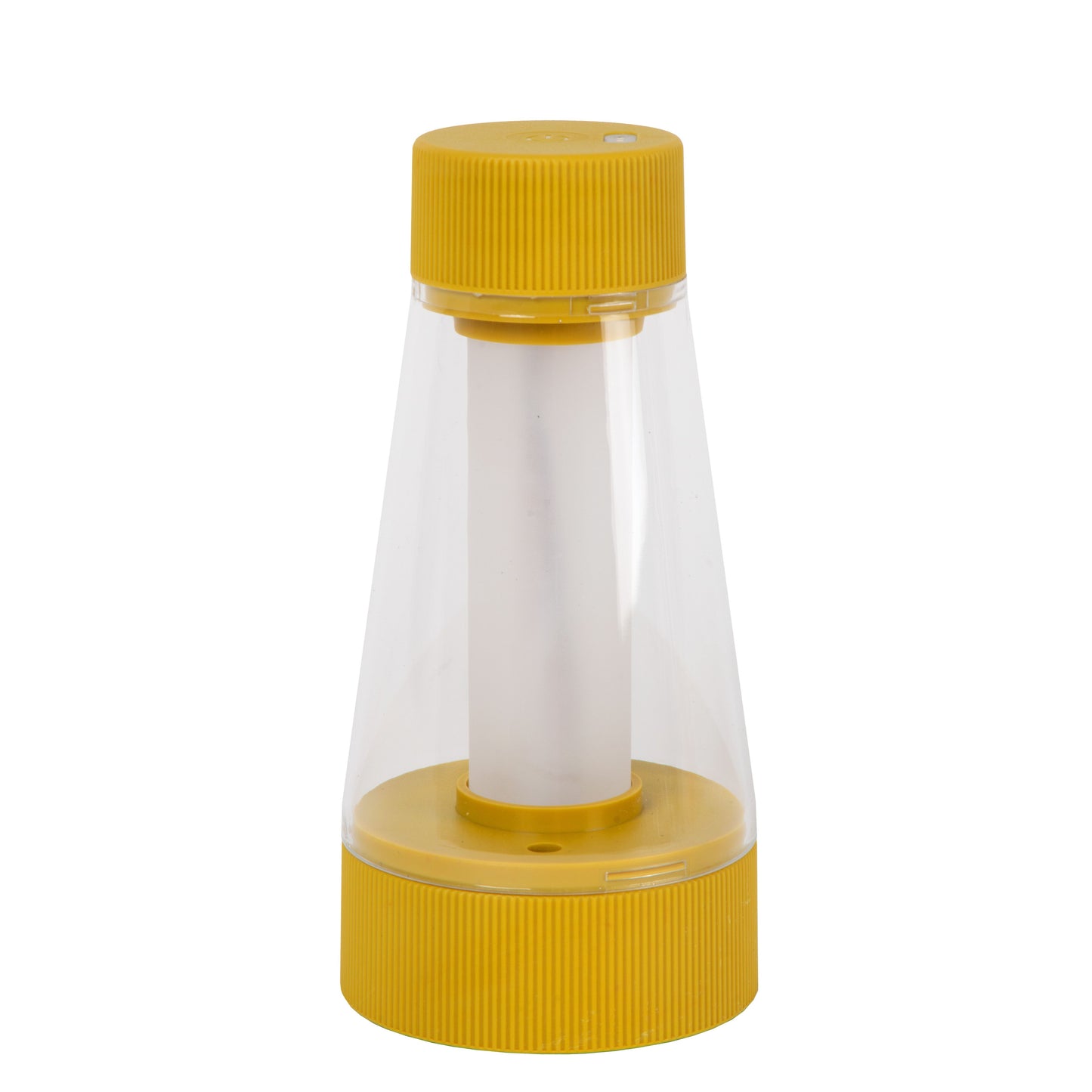 Lucide LORALI - Rechargeable Table lamp Indoor/Outdoor - Battery pack/batteries - Ø 7,7 cm - LED Dim. - IP44 - Ocher Yellow