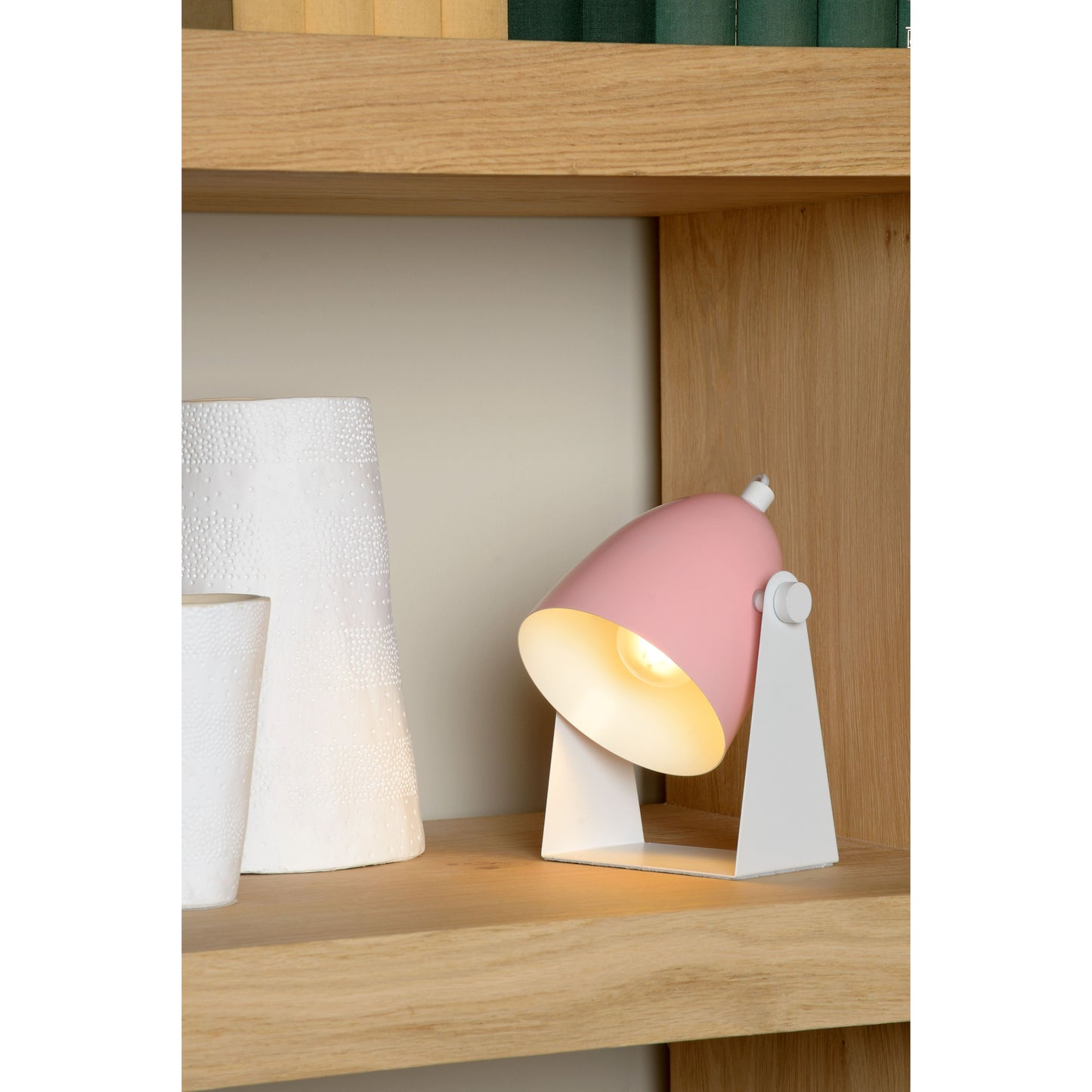 Lucide CHAGO - Table lamp - 1xE14 - Pink
