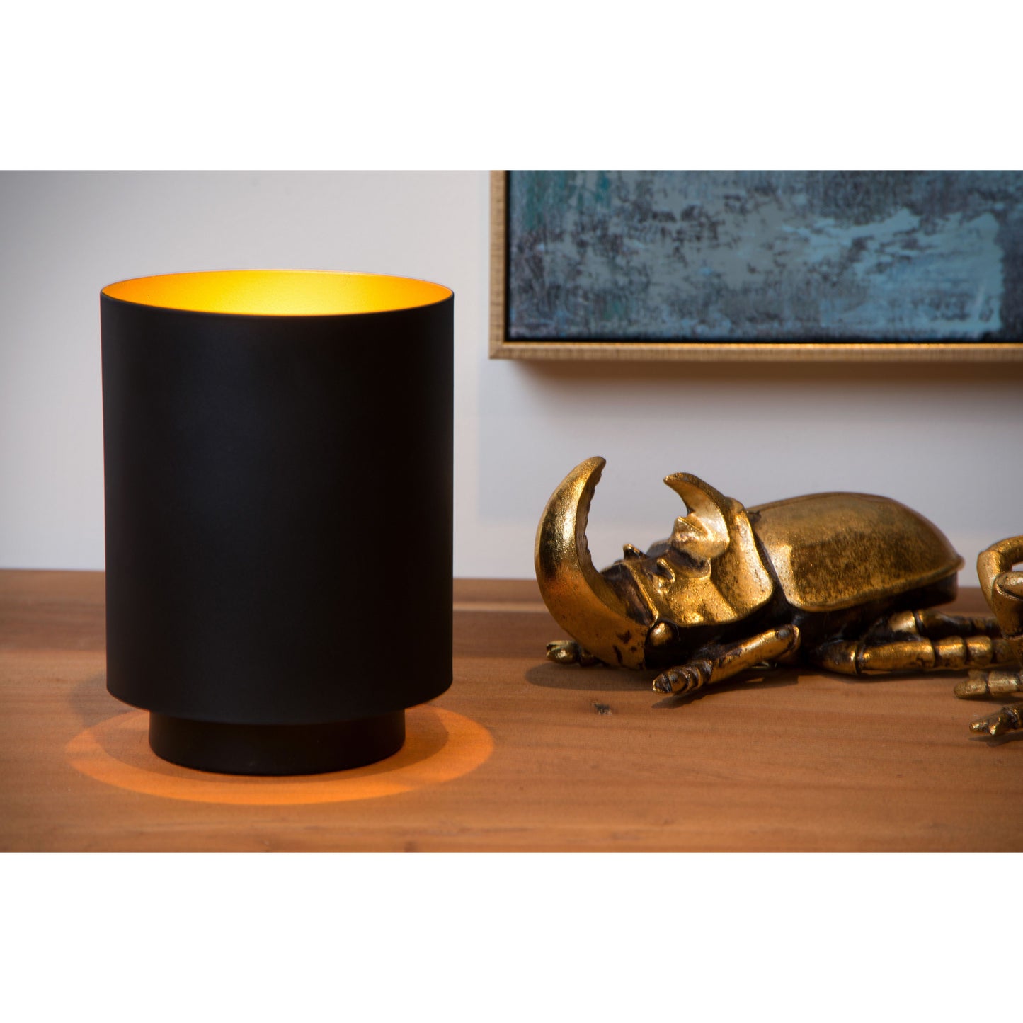 Lucide SUZY - Table lamp - Ø 12 cm - 1xE14 - Black