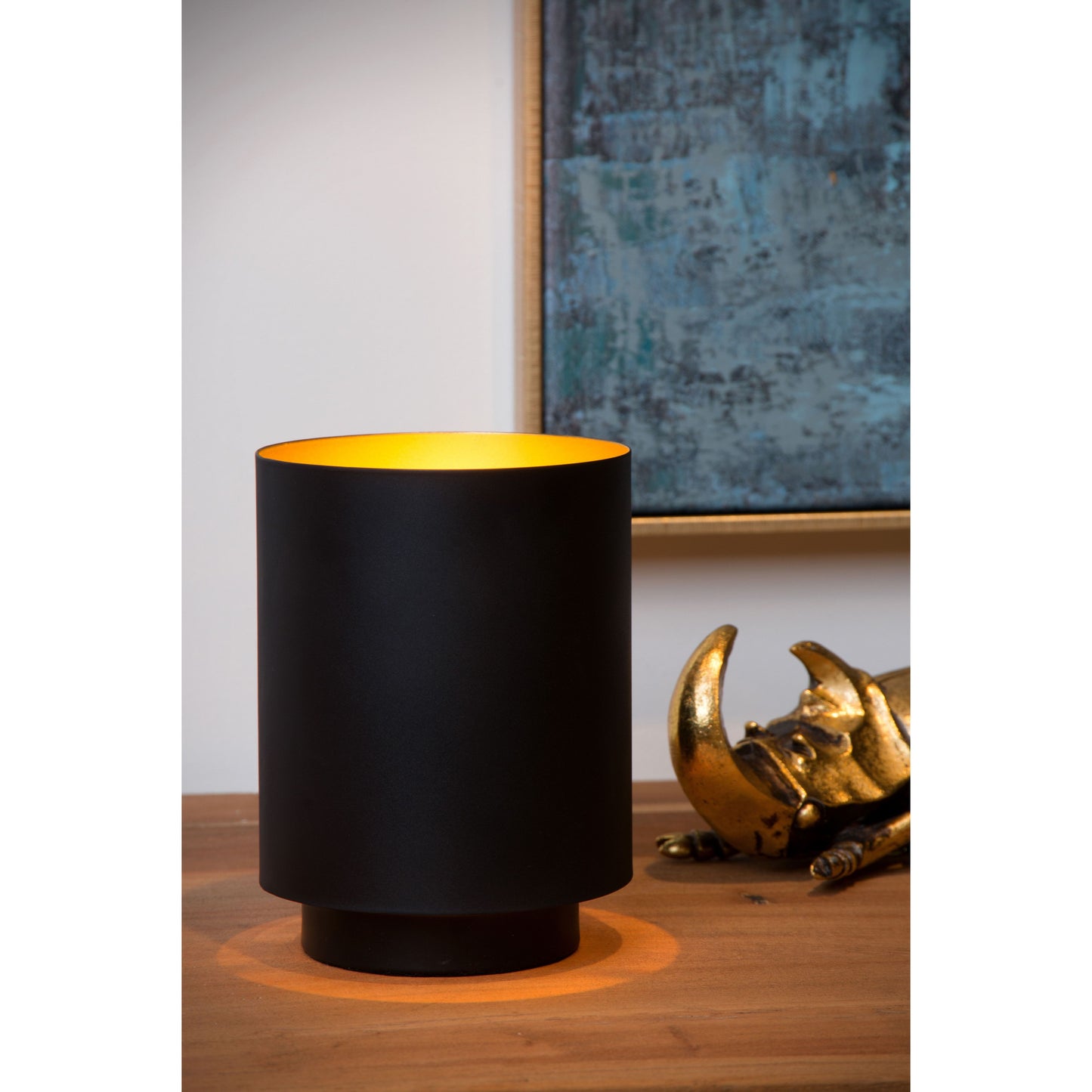 Lucide SUZY - Table lamp - Ø 12 cm - 1xE14 - Black