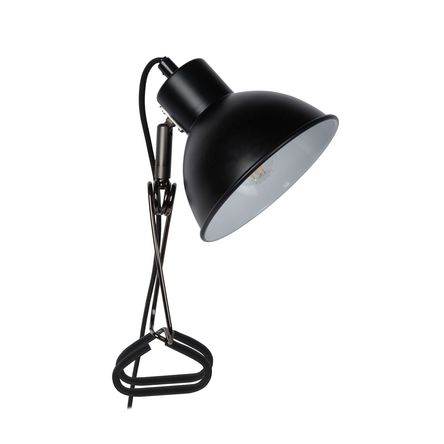 Lucide MOYS - Clamp lamp - 1xE27 - Black