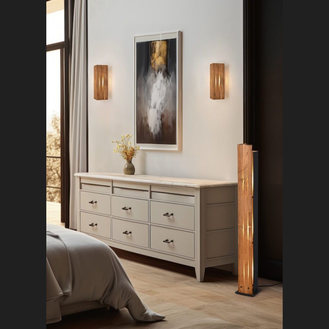 Karuni - Floor Lamp - Natural Finish - Trio - 463300330