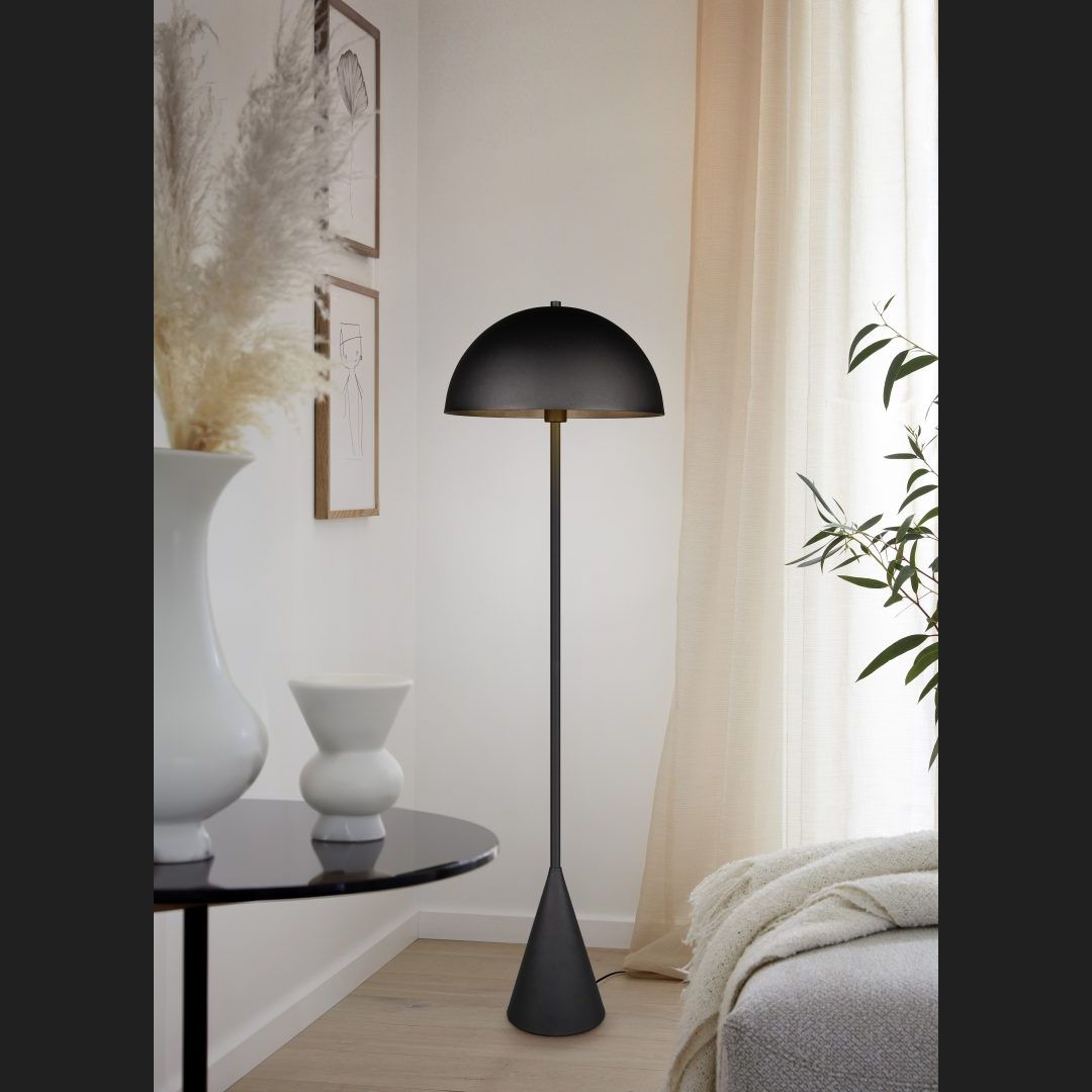 Alfie - Floor Lamp - Black Matt - Trio - 465000132