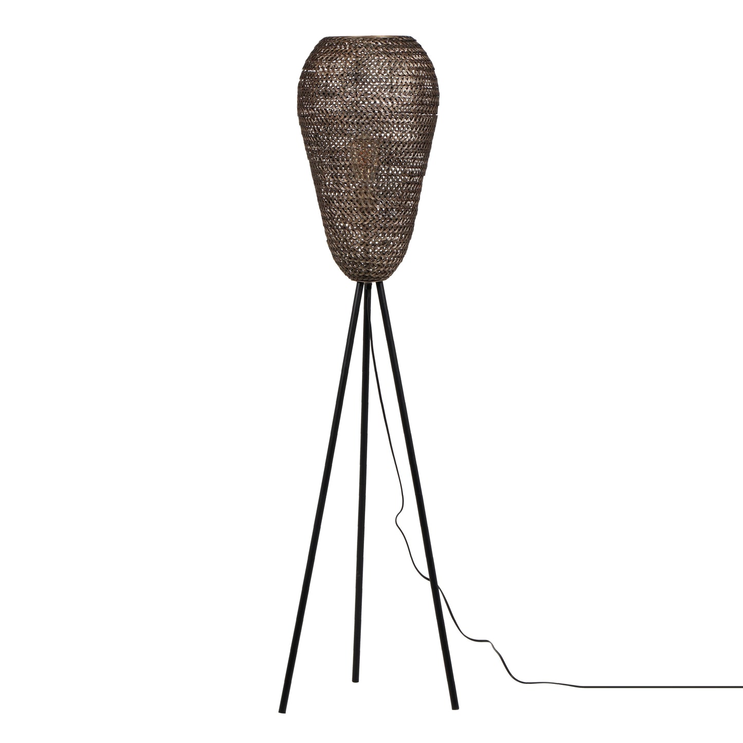 Ziva - Floor Lamp - Antique Brass - Trio - 465300104