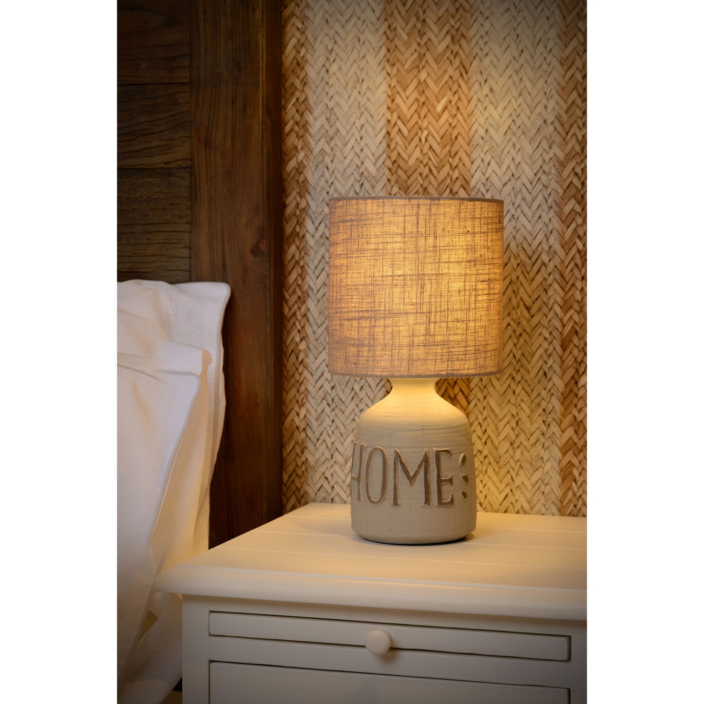 Lucide COSBY - Table lamp - Ø 16,5 cm - 1xE14 - Grey
