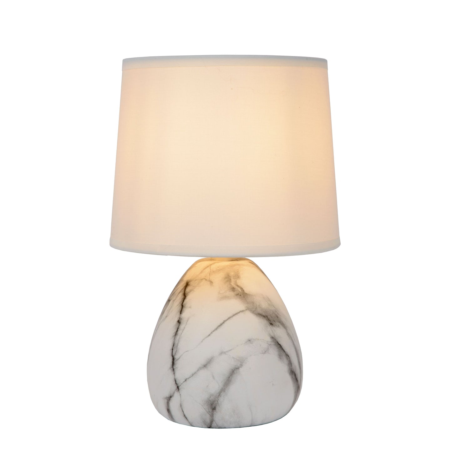 Lucide MARMO - Table lamp - Ø 16 cm - 1xE14 - White