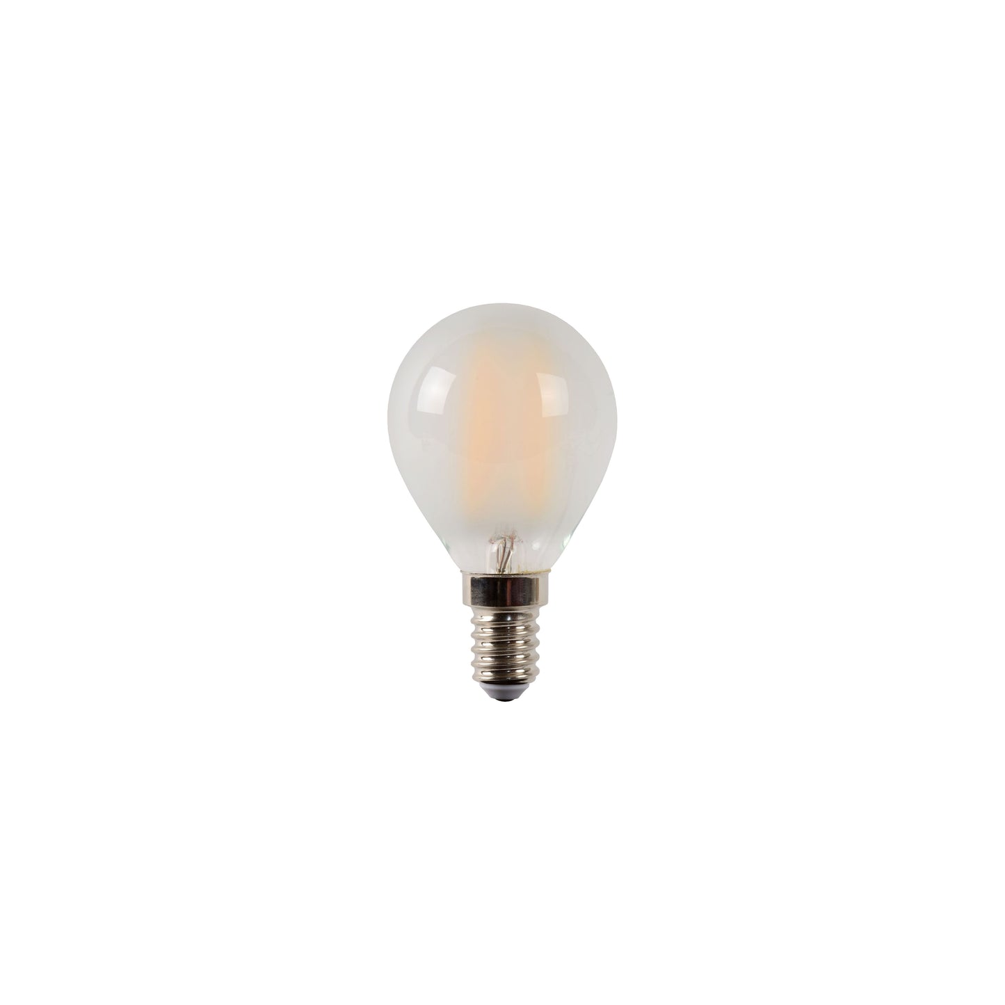 Lucide P45 - Filament bulb - Ø 4,5 cm - LED Dim. - E14 - 1x4W 2700K - frosted