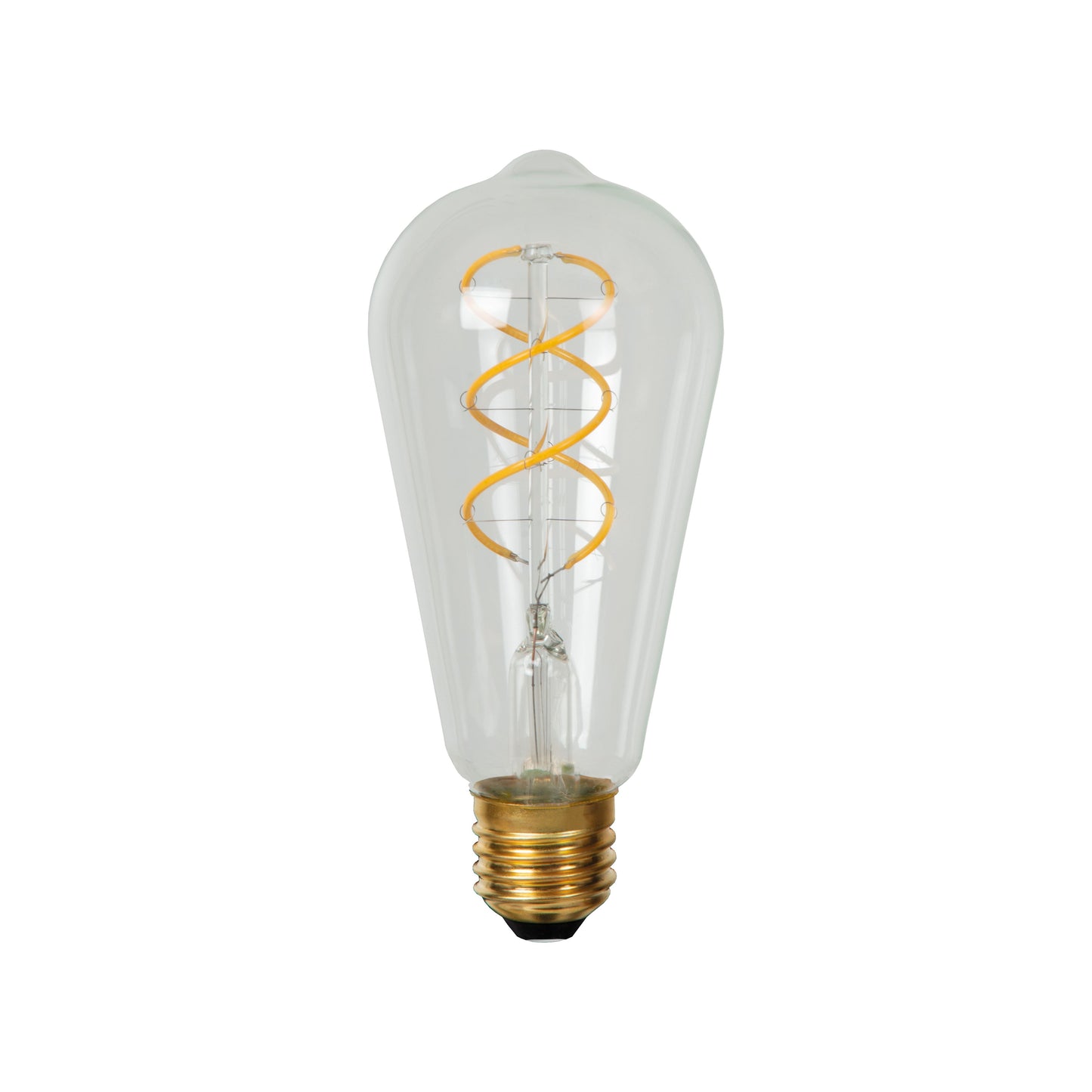 Lucide ST64 - Filament bulb - Ø 6,4 cm - LED Dim. - E27 - 1x4,9W 2700K - Transparant