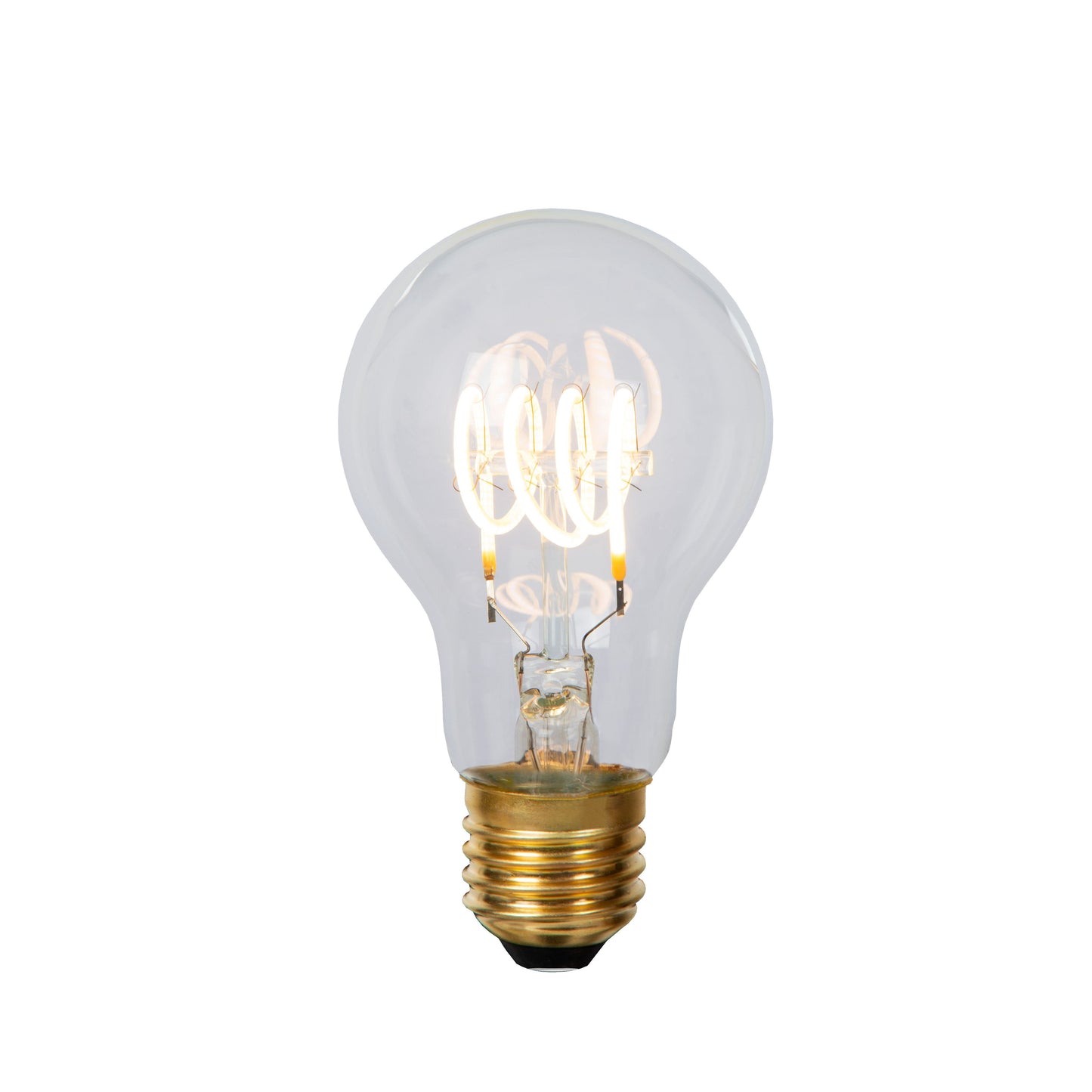 Lucide A60 - Filament bulb - Ø 6 cm - LED Dim. - E27 - 1x4,9W 2700K - Transparant