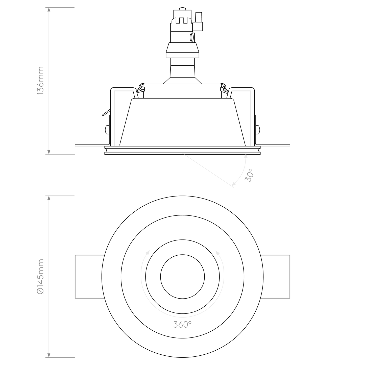 Blanco Round Adjustable